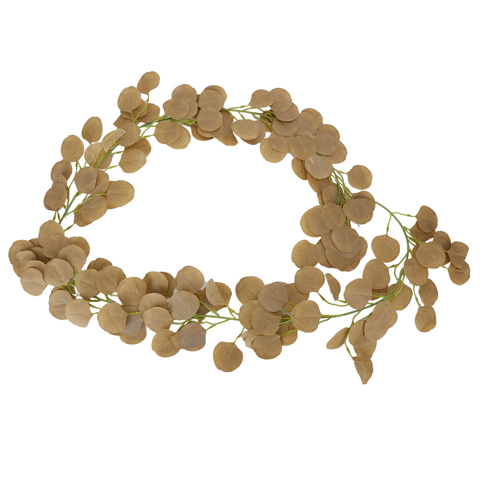 Fake Leaves Fabric Simulated Exquisite Greenery Eucalyptus Garland for Home view 5