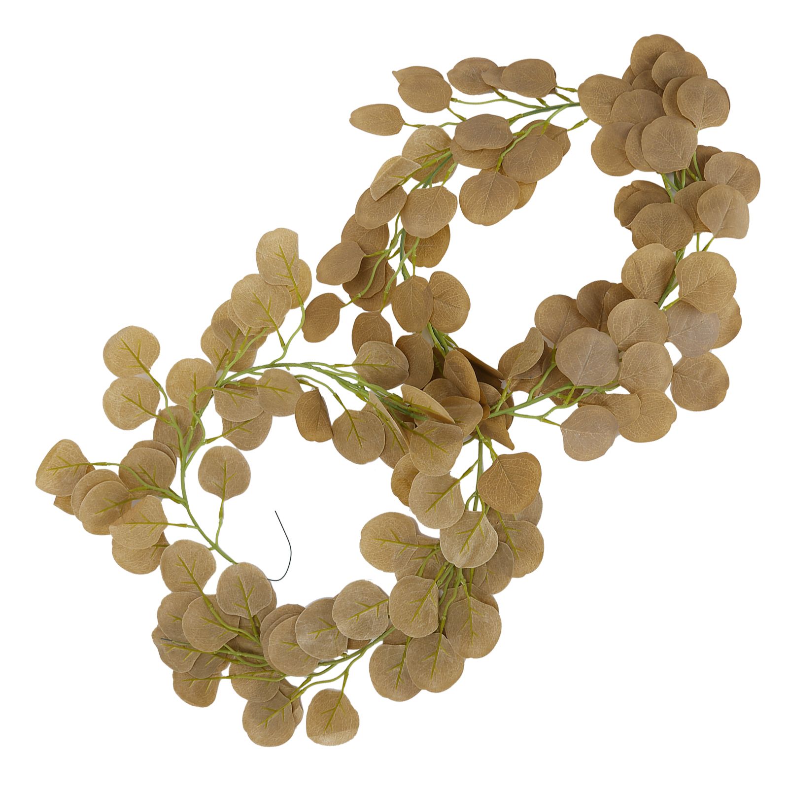 Fake Leaves Fabric Simulated Exquisite Greenery Eucalyptus Garland for Home view 7