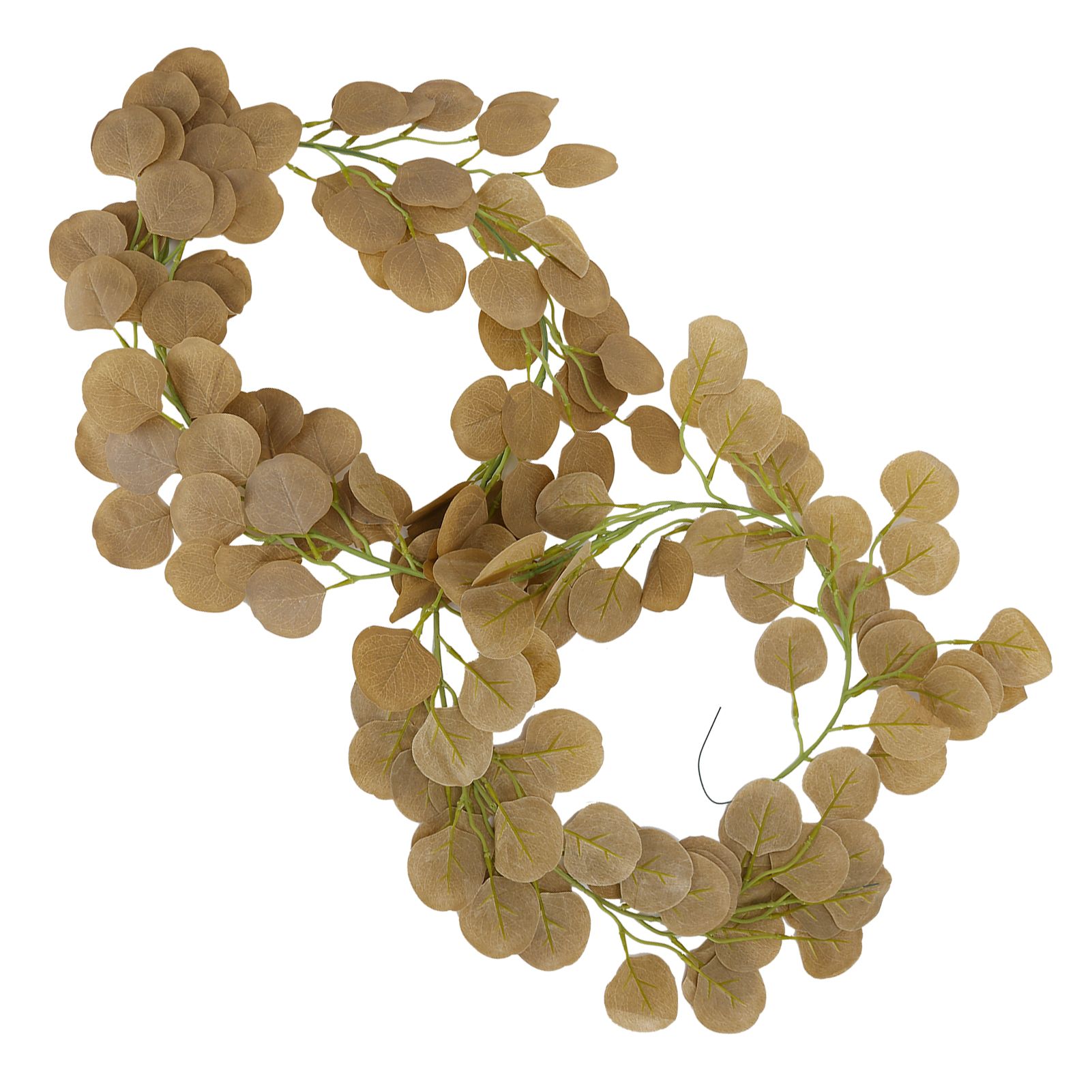 Fake Leaves Fabric Simulated Exquisite Greenery Eucalyptus Garland for Home view 8