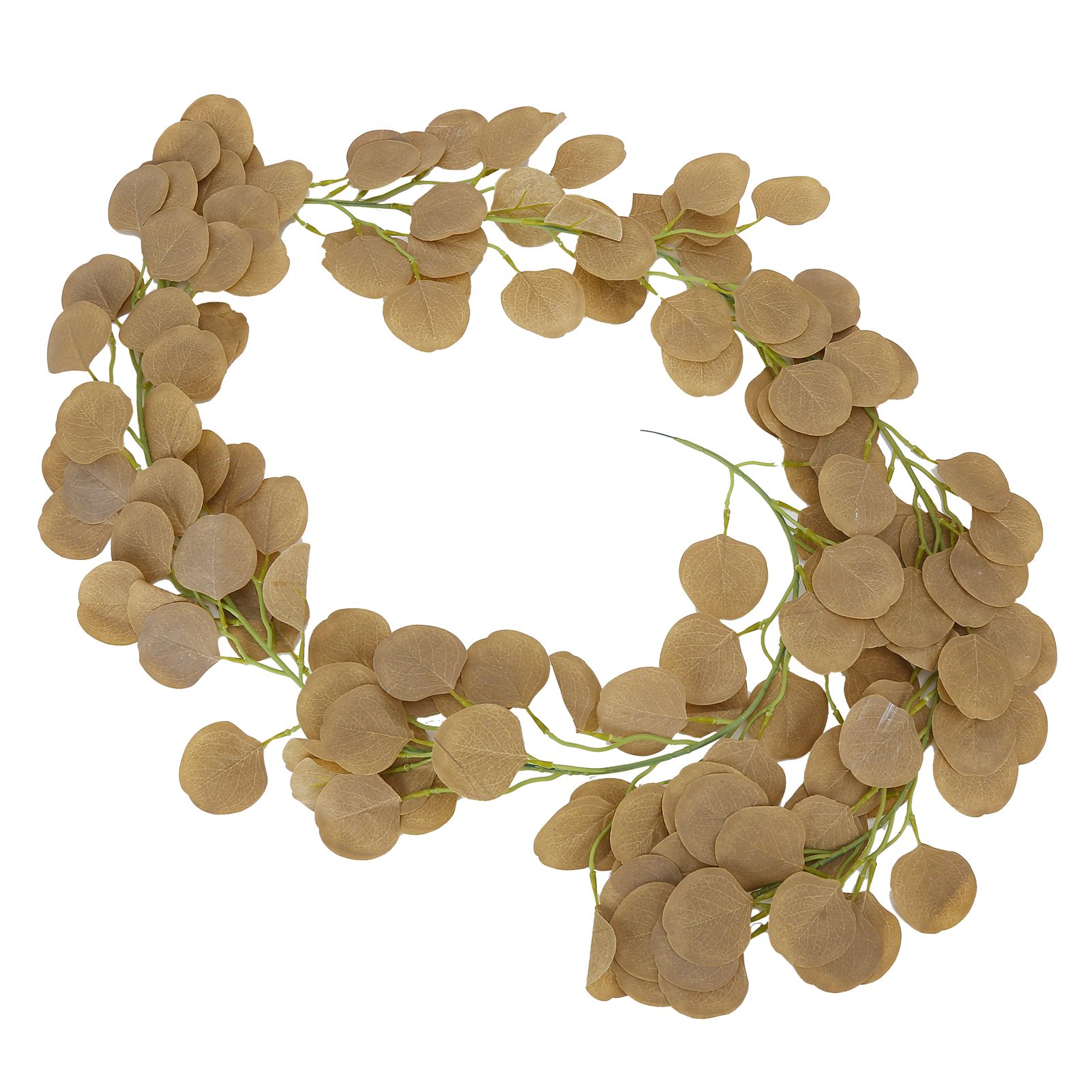 Fake Leaves Fabric Simulated Exquisite Greenery Eucalyptus Garland for Home view 9