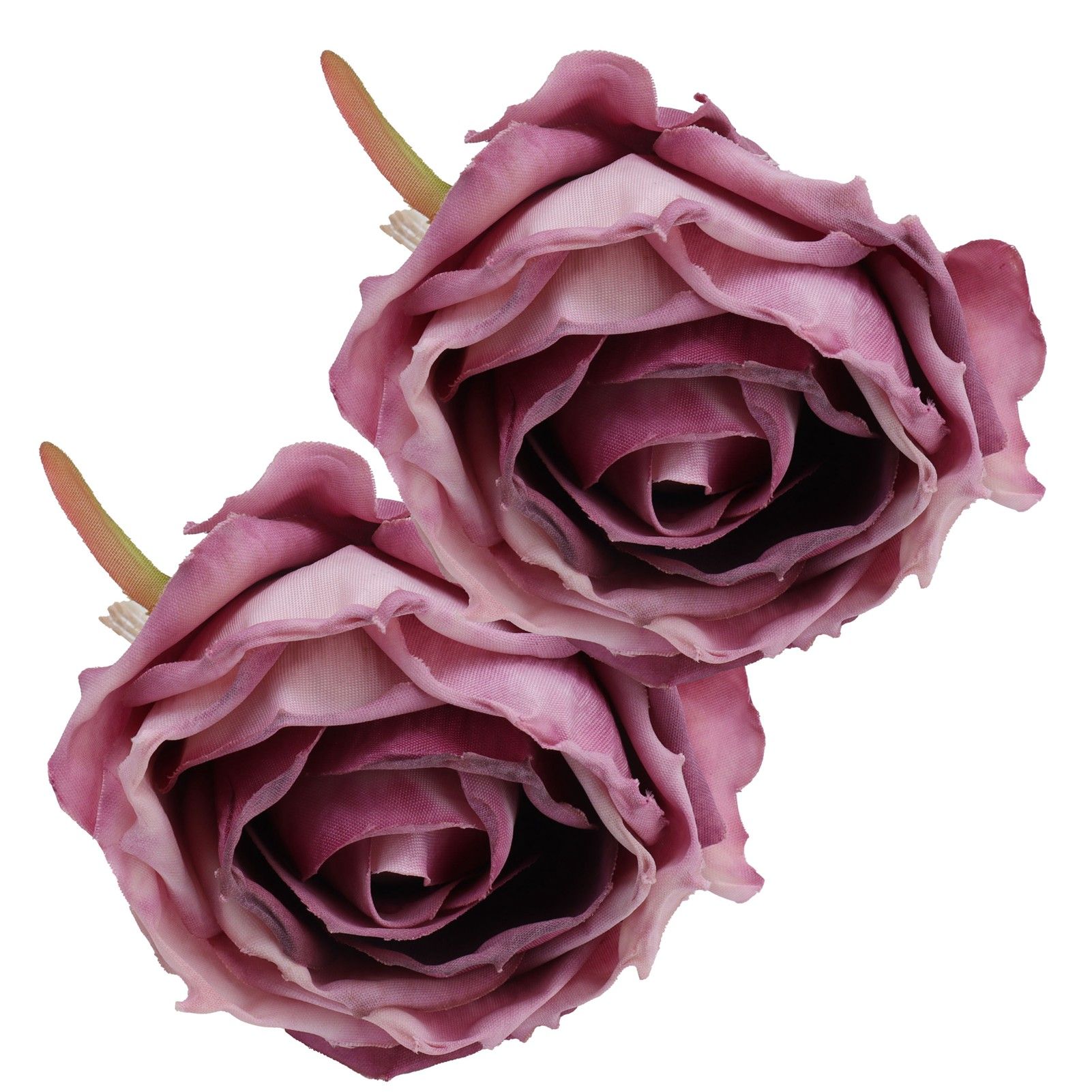 2Pcs Novelty Wooden Napkin Buckle Artificial Floral Napkin Ring for Festival view 4