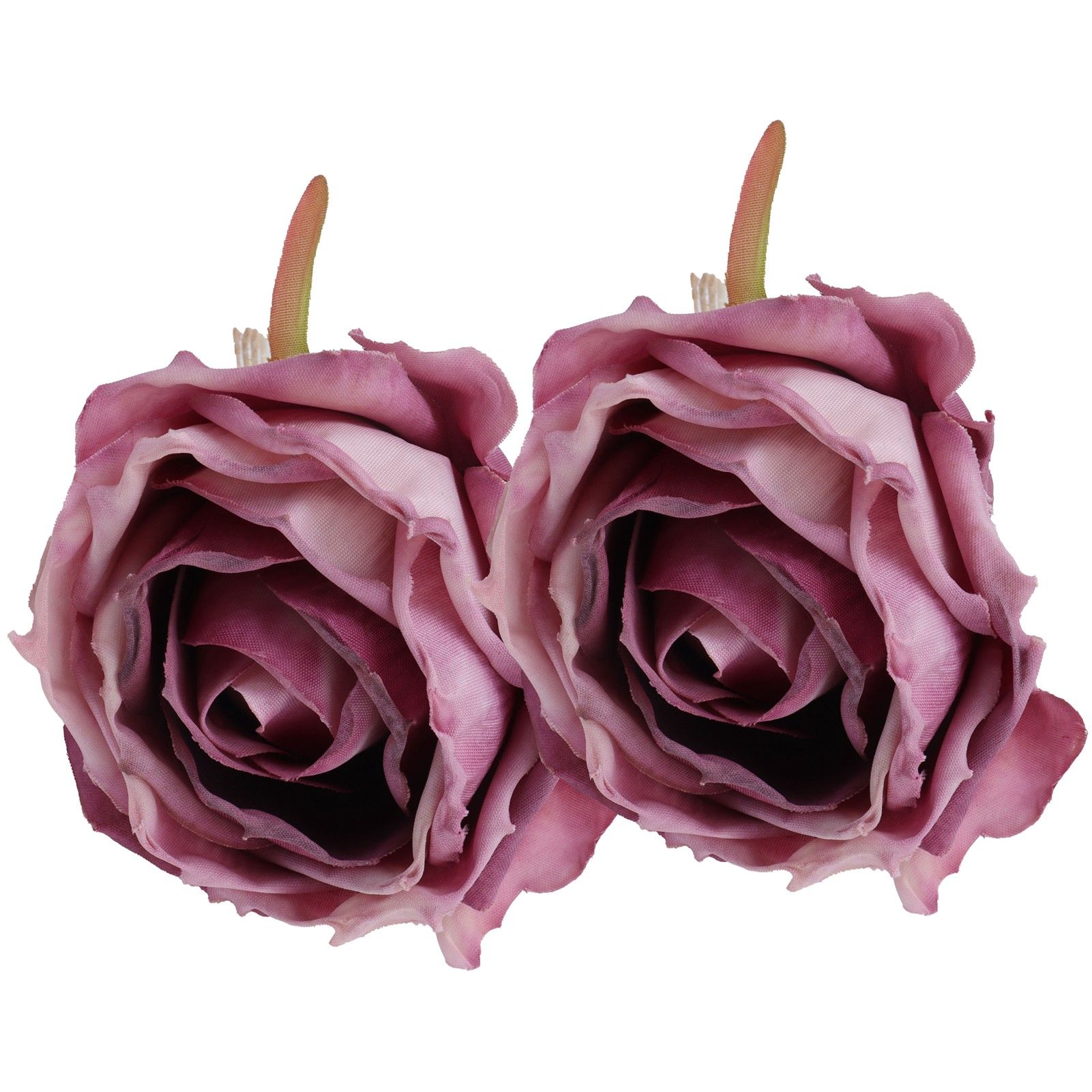 2Pcs Novelty Wooden Napkin Buckle Artificial Floral Napkin Ring for Festival view 5