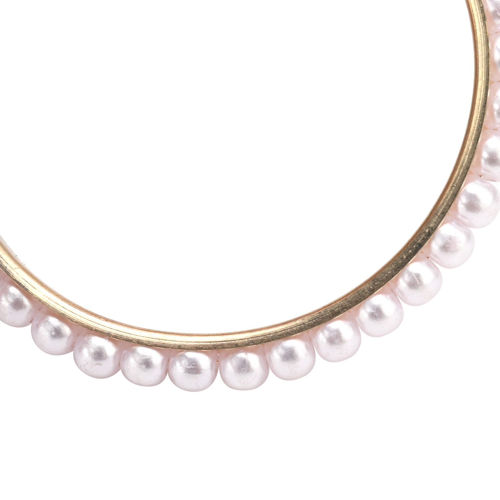 2Pcs Iron Napkin Buckle Simulation Flower Artificial Pearl Napkin Ring for view 14