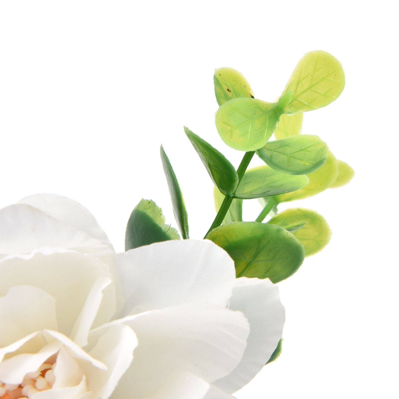 2Pcs Hemp Rope Napkin Buckle Simulation Flower Napkin Ring for Hotel Western view 15