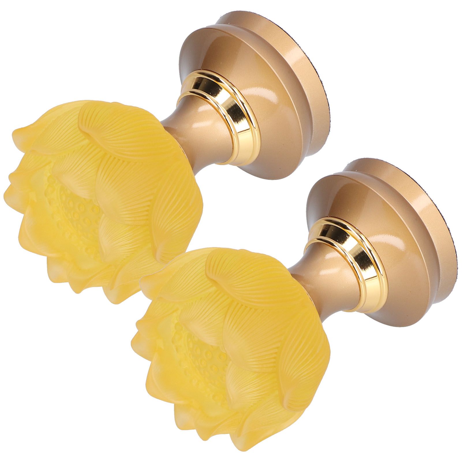 2 Set LED Buddhist Light Yellow Buddha Lamp Adjustable Buddhist Flower Light view 10