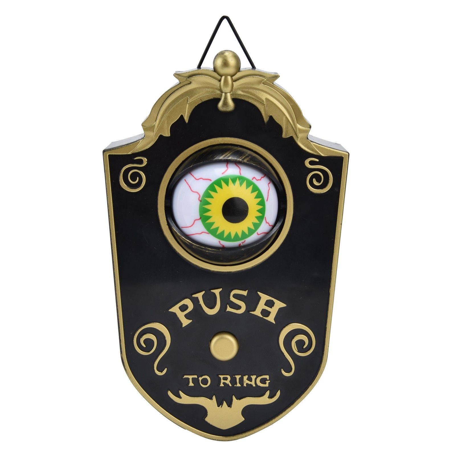 Halloween Doorbell Horrible Single Eyeball Luminous Hanging Door Bell view 2