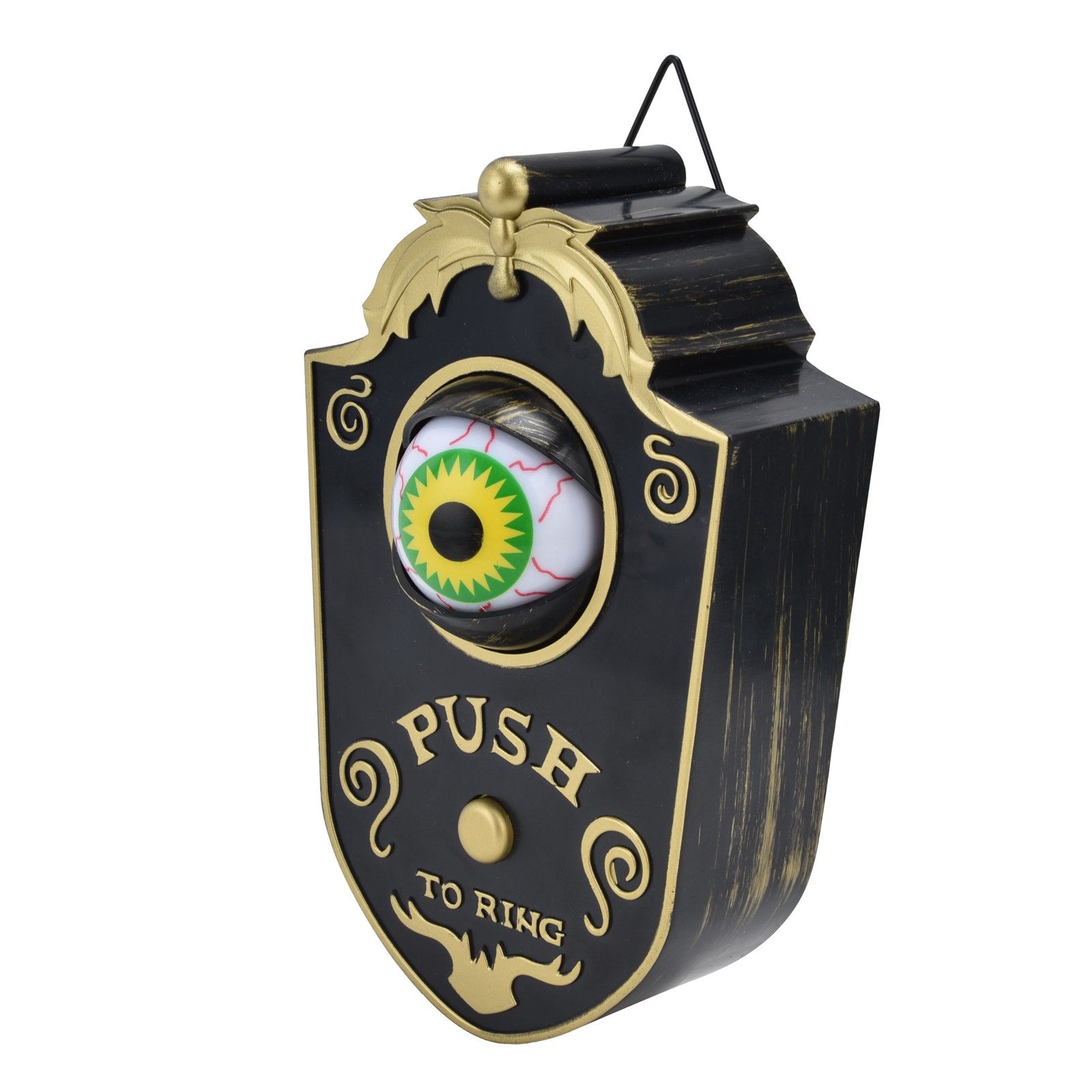 Halloween Doorbell Horrible Single Eyeball Luminous Hanging Door Bell view 3