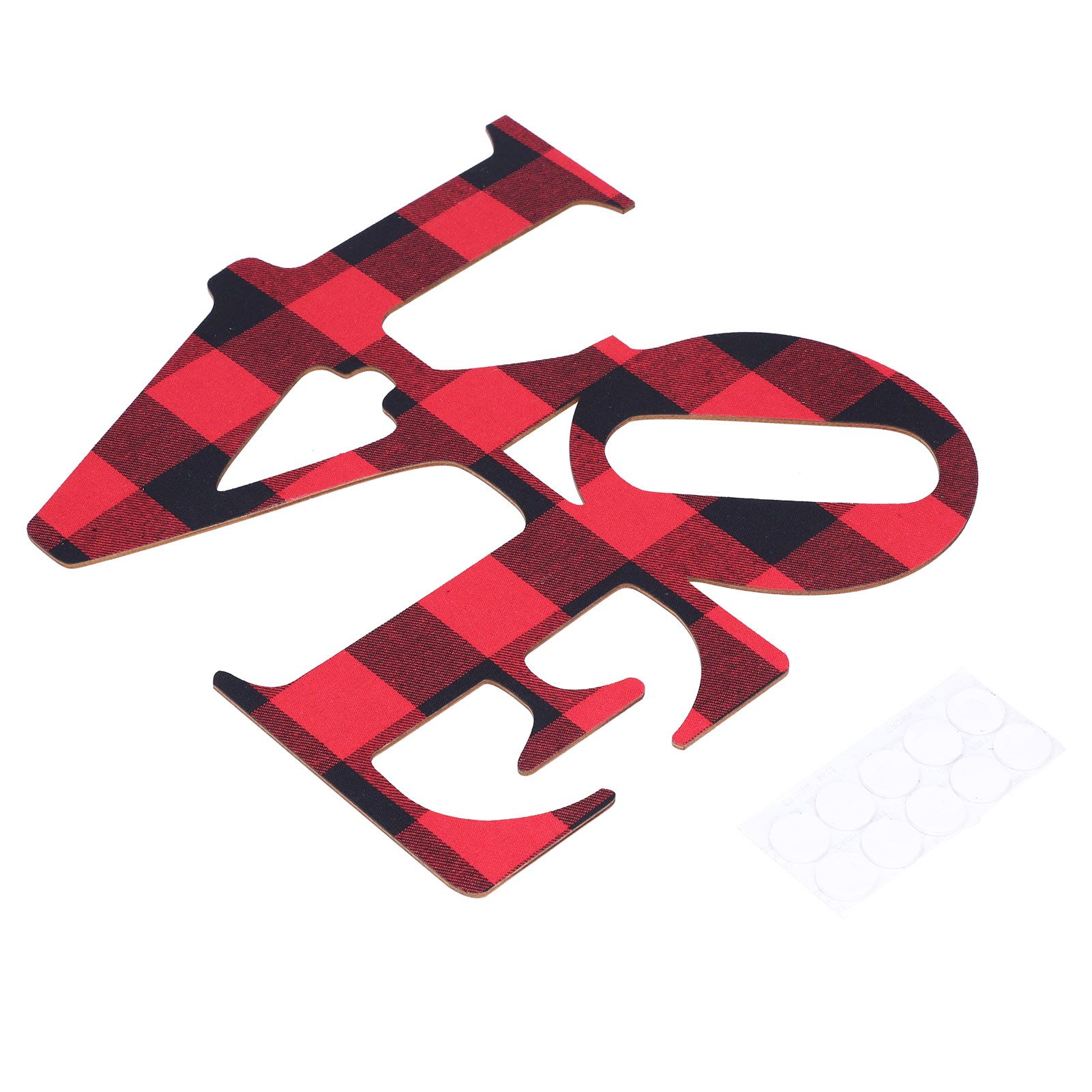 Christmas Wall Decoration Wooden Wall Ornament English Letter Wall Decoration view 4
