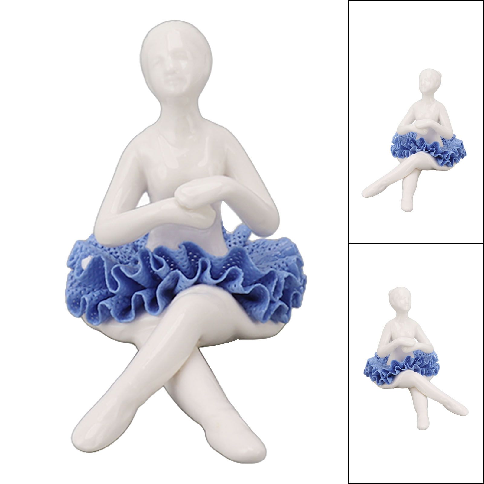 Ballerina Statue Beautiful Relaxed Mood Delicate Ceramic Ballet Dancer view 10