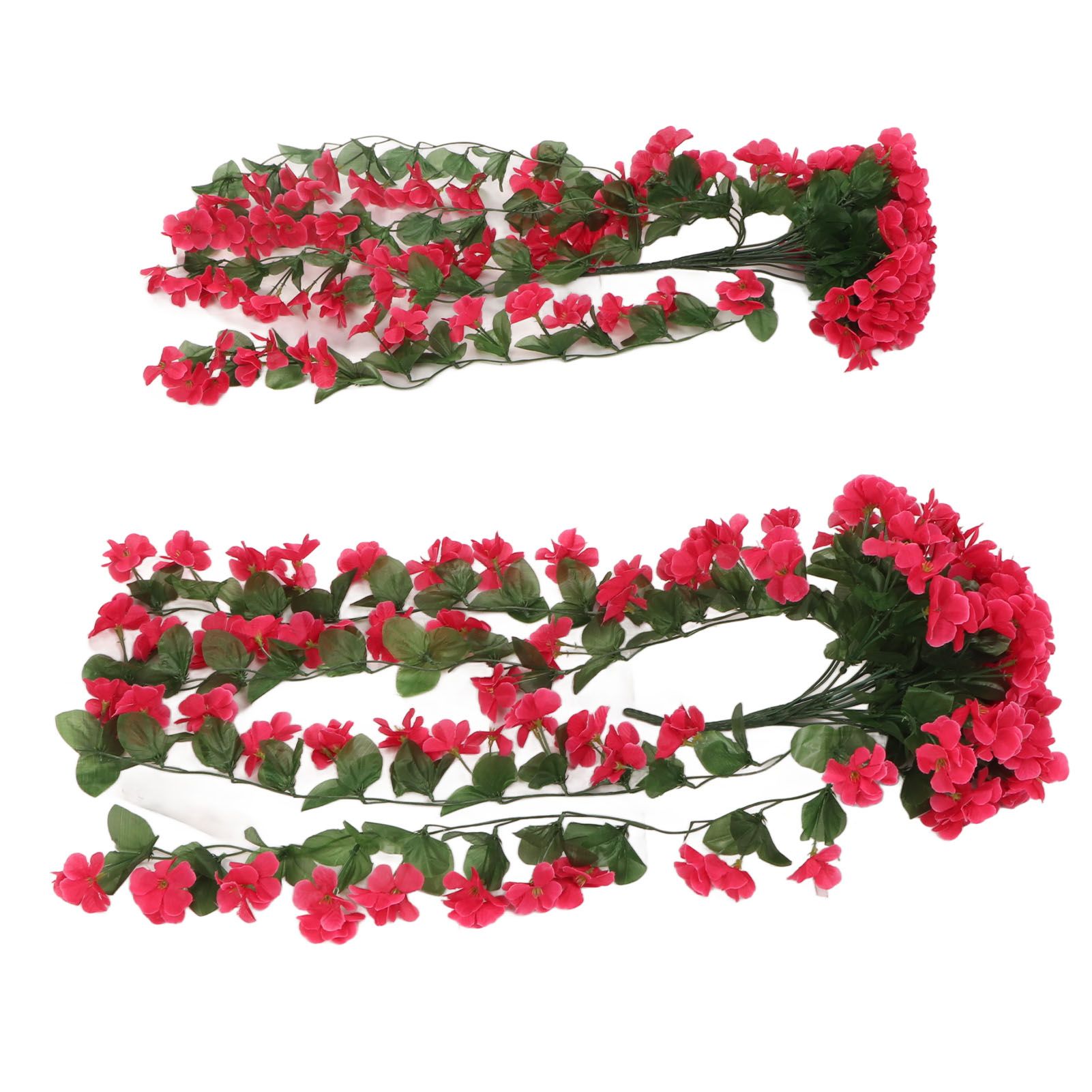 2PCS Artificial Violet Hanging Flowers Simulation Plastic Fake Plants for view 6