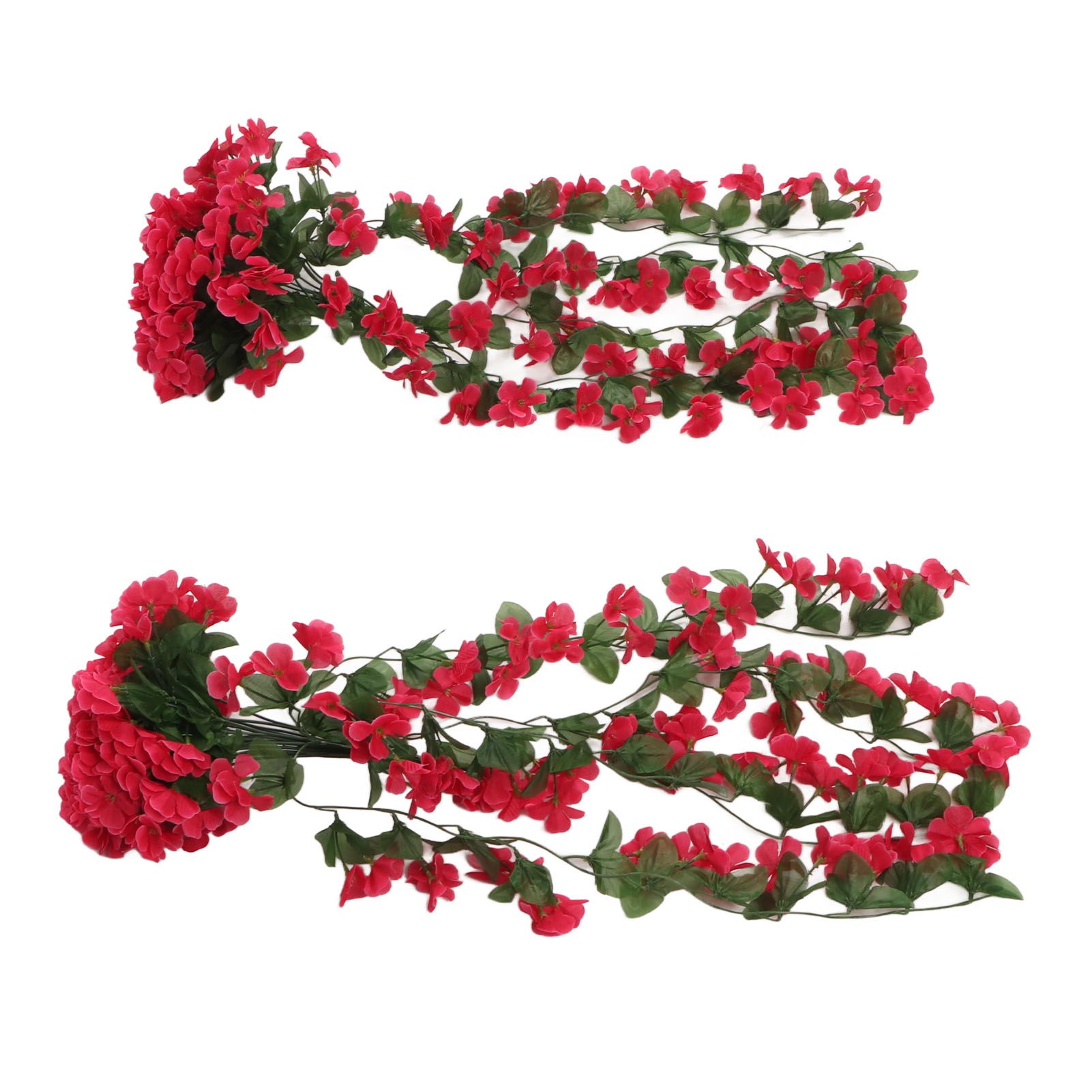 2PCS Artificial Violet Hanging Flowers Simulation Plastic Fake Plants for view 8
