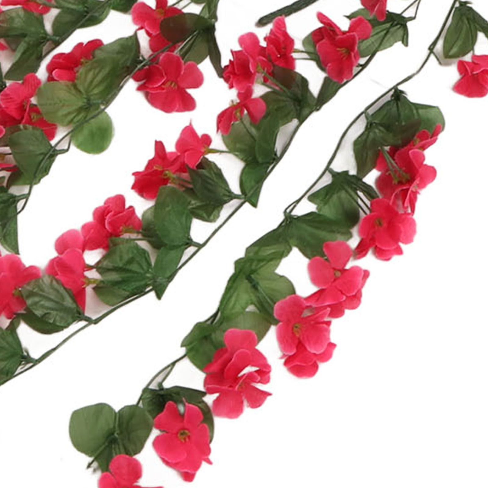 2PCS Artificial Violet Hanging Flowers Simulation Plastic Fake Plants for view 15