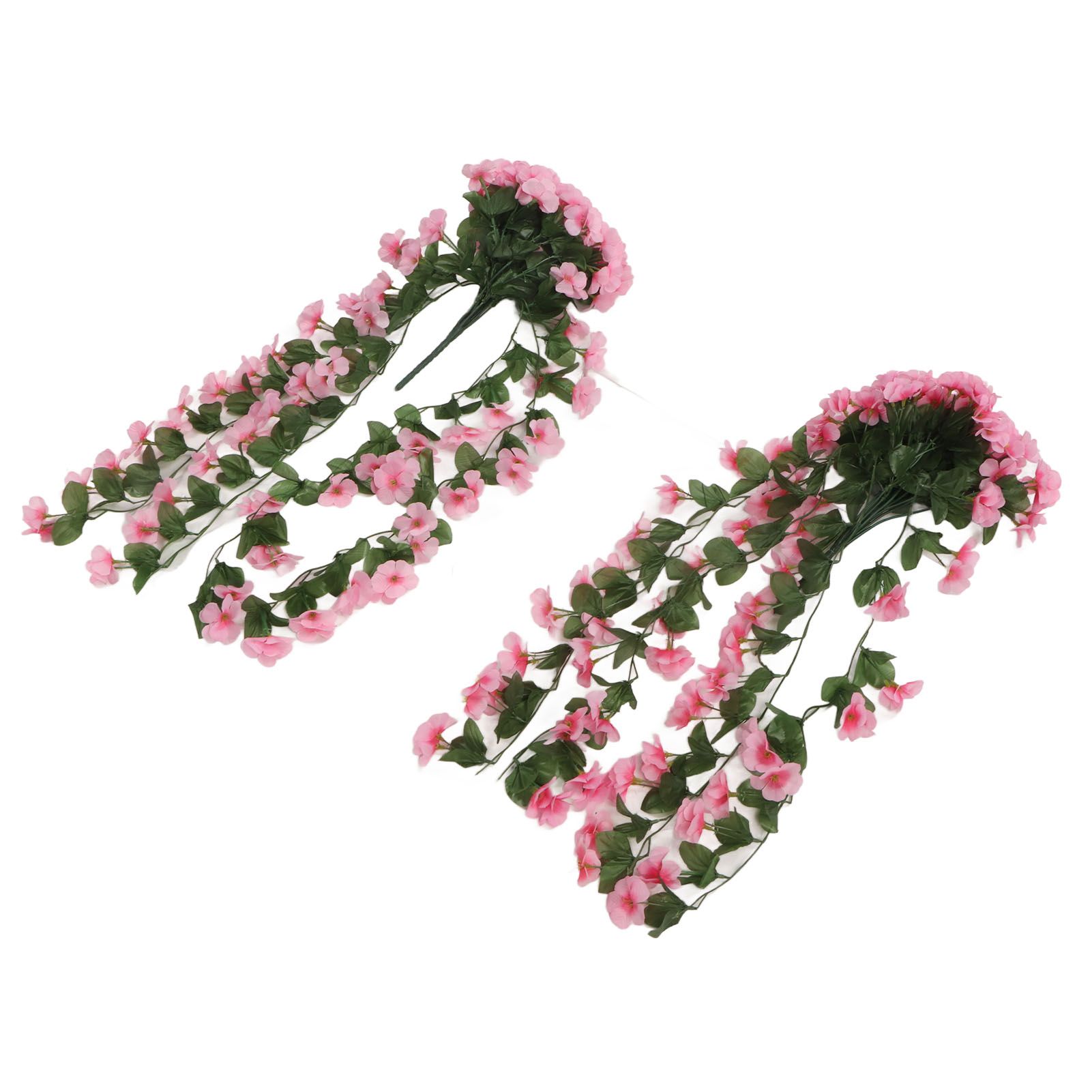 2PCS Artificial Violet Hanging Flowers Simulation Plastic Fake Plants for view 2