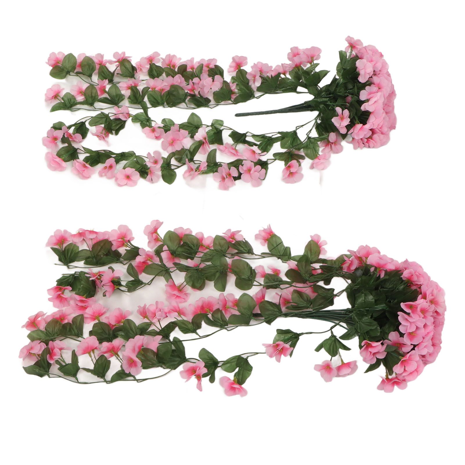 2PCS Artificial Violet Hanging Flowers Simulation Plastic Fake Plants for view 6