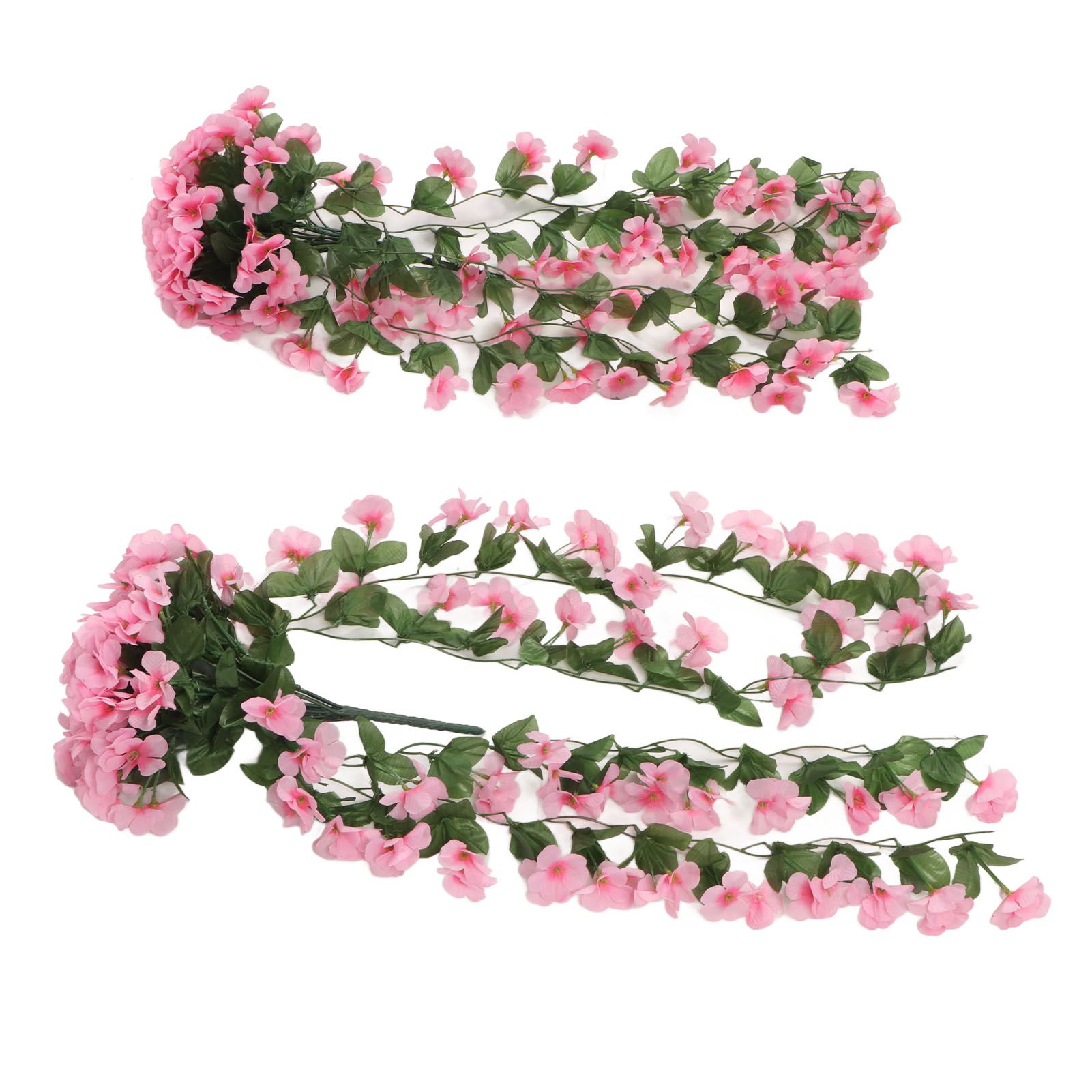 2PCS Artificial Violet Hanging Flowers Simulation Plastic Fake Plants for view 8