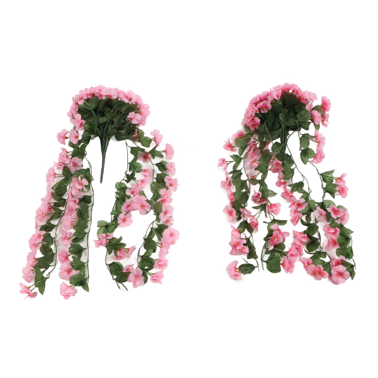 2PCS Artificial Violet Hanging Flowers Simulation Plastic Fake Plants for view 9