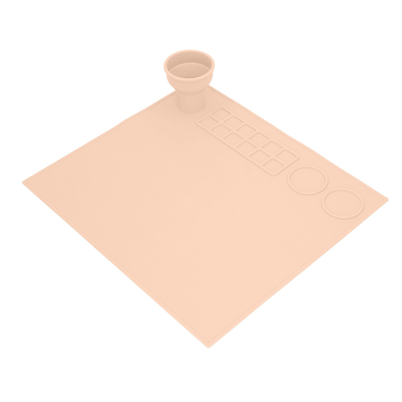 Silicone Painting Mat Prevent Slip Thick Large Kids Craft Art Mat with Cup for view 5