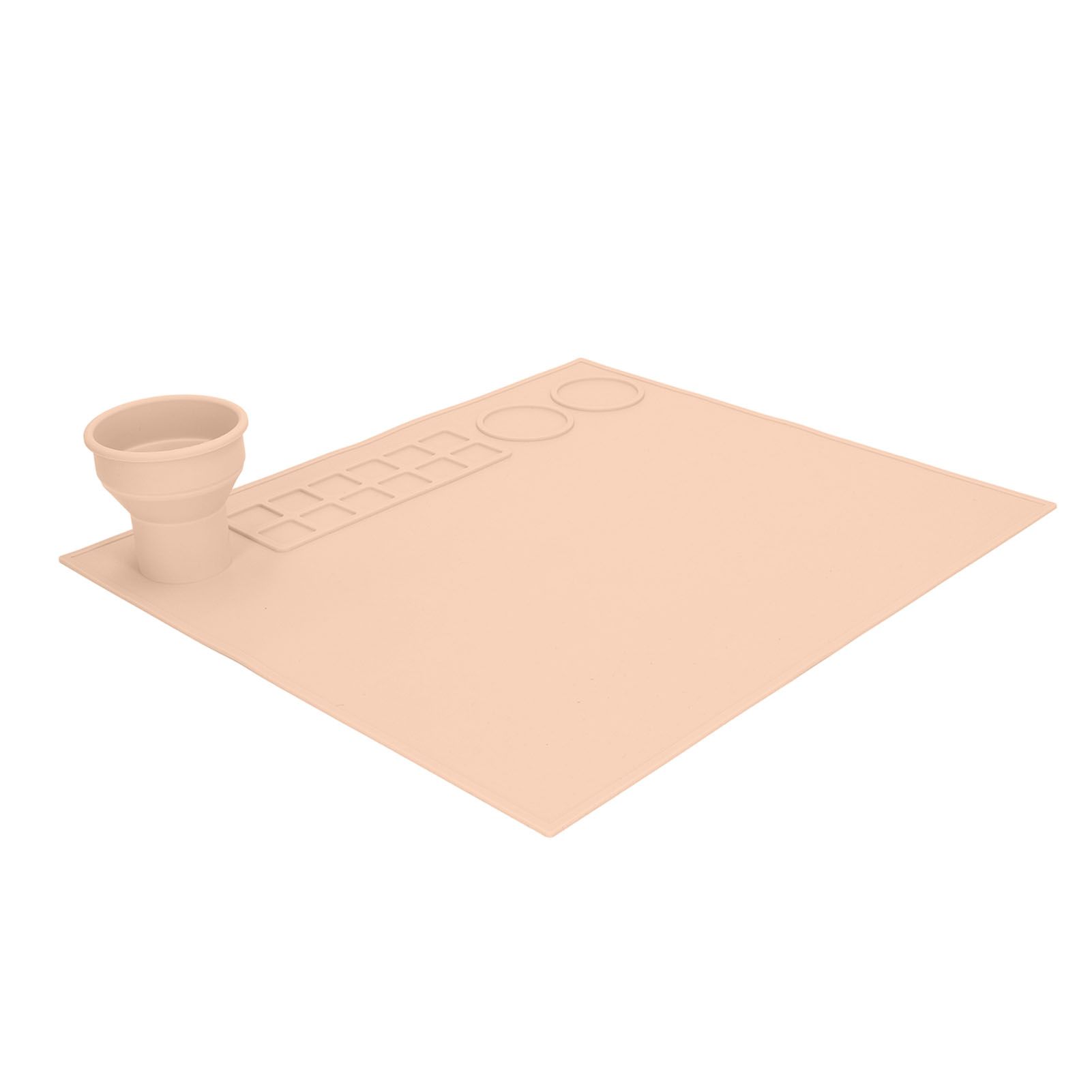 Silicone Painting Mat Prevent Slip Thick Large Kids Craft Art Mat with Cup for view 9