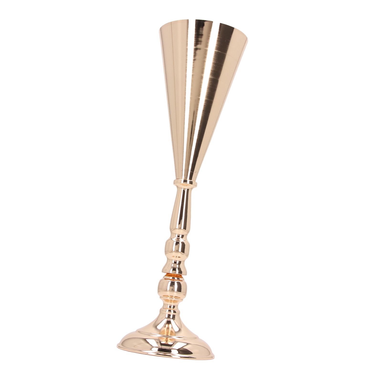 Golden Iron Vase European Style Exquisite Decorative Vintage Flower Vase for view 6