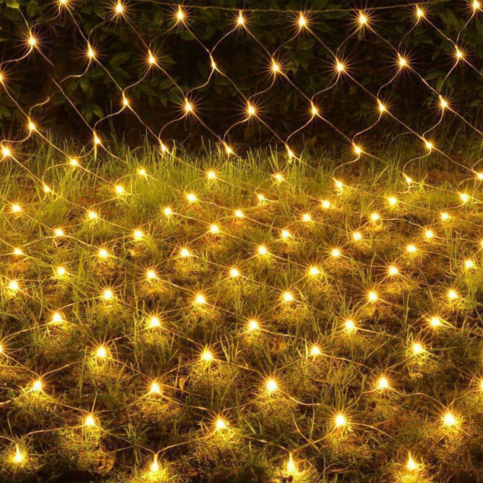 Net Mesh String LED Lights 4.9x4.9ft Waterproof Outdoor Christmas Net Lights view 5