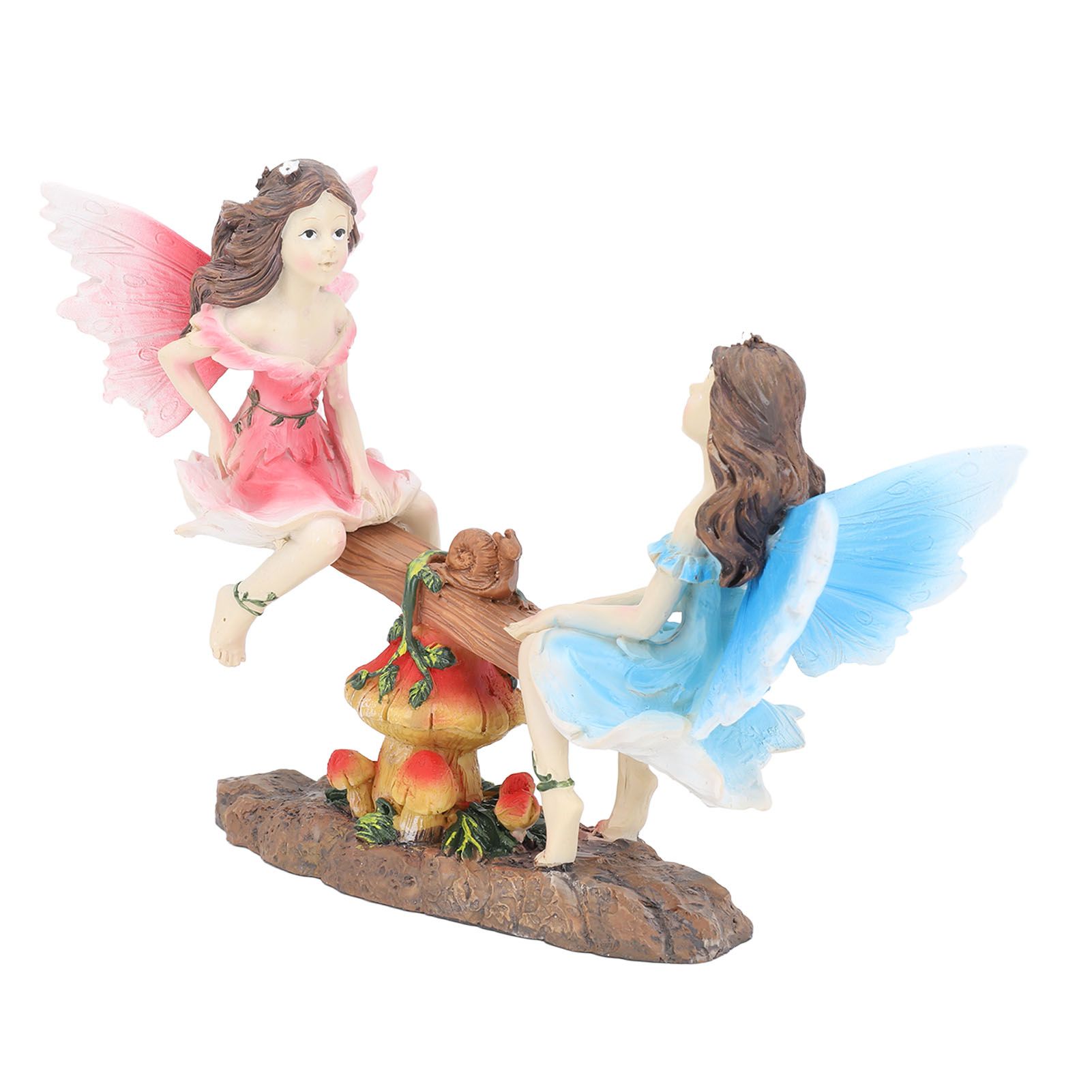 Fairy Statue Ornament Seesaw Figure Resin Realistic Figurine Decoration for view 8