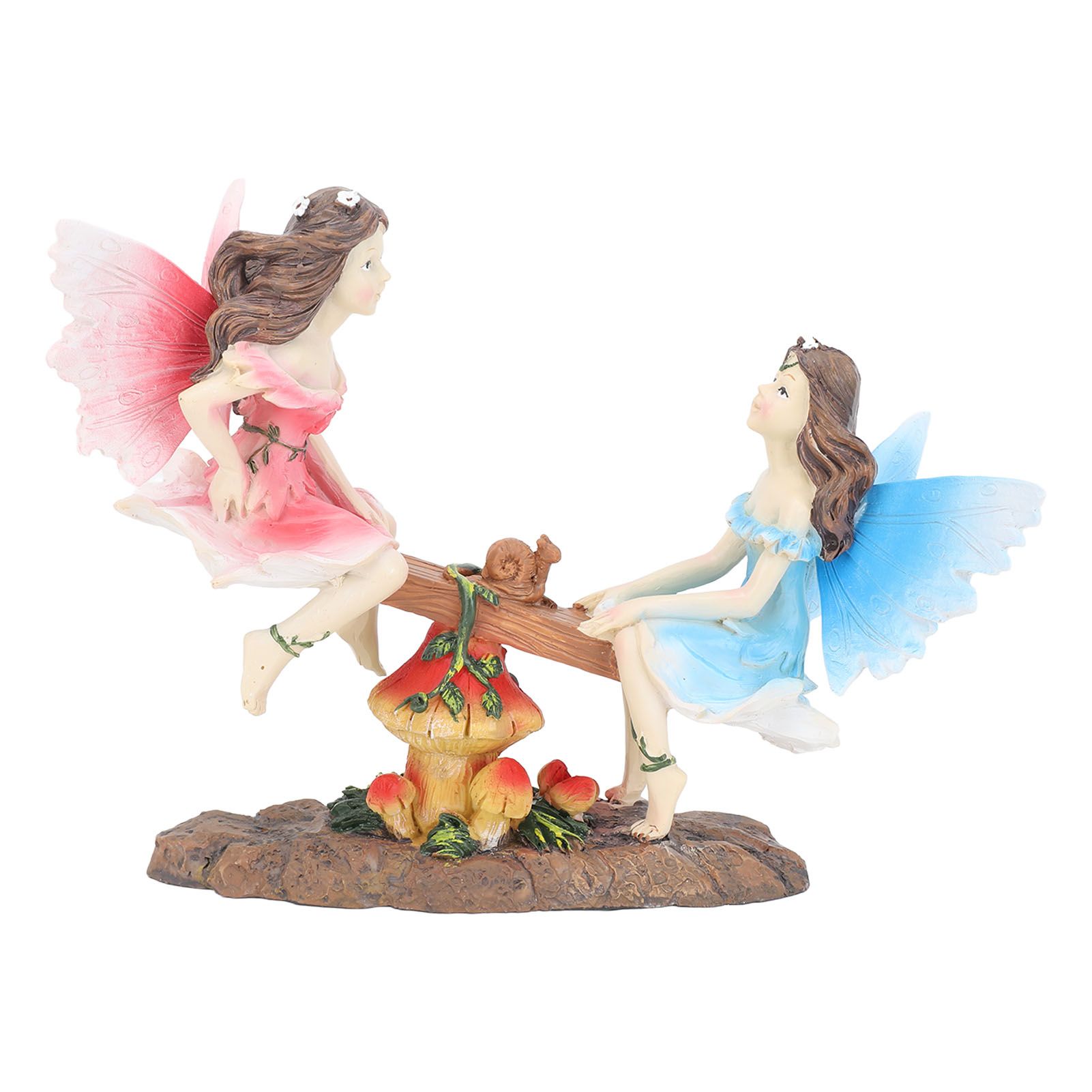Fairy Statue Ornament Seesaw Figure Resin Realistic Figurine Decoration for view 10