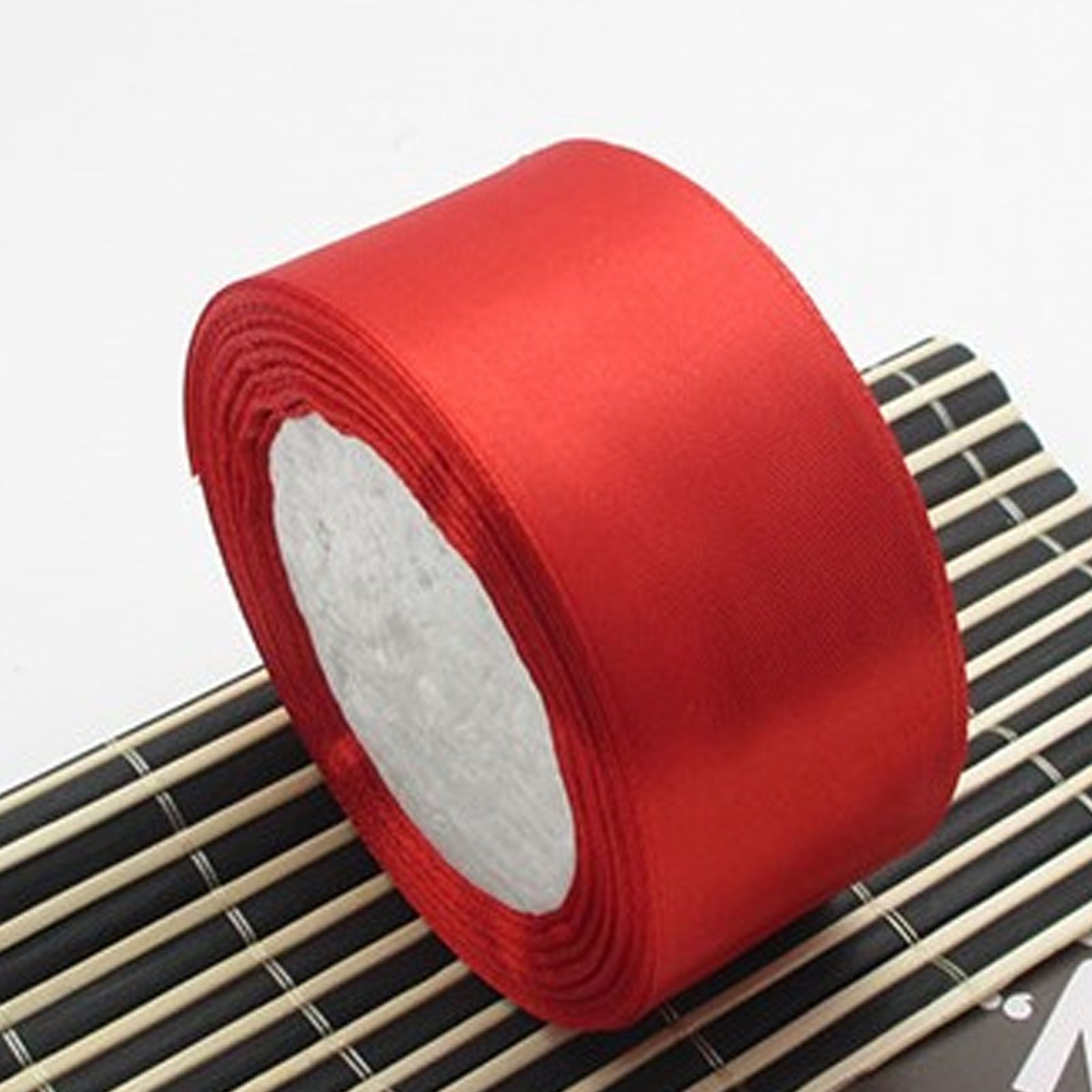 5 Roll Solid Color Ribbon 4cm Double Face Satin Ribbon for DIY Handcraft Gift view 10