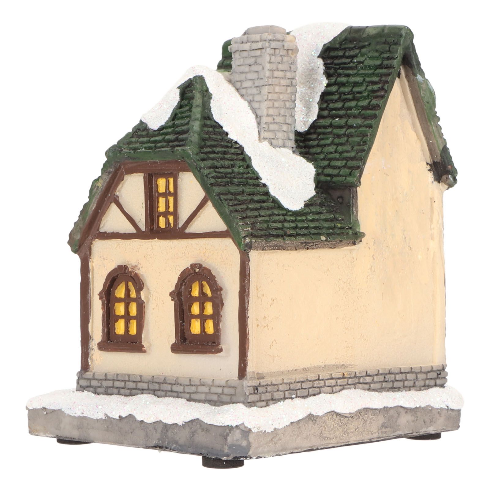 Christmas Village House Vintage Exquisite Landscaping LED Lighted Christmas view 6