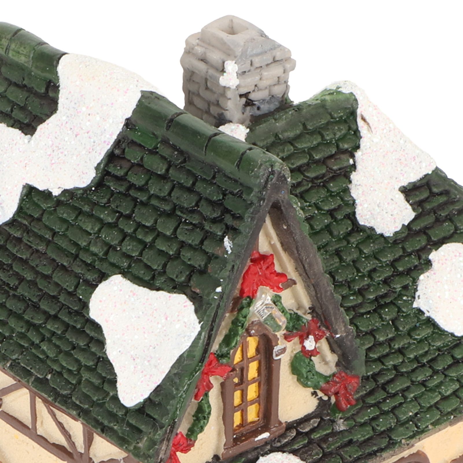 Christmas Village House Vintage Exquisite Landscaping LED Lighted Christmas view 13