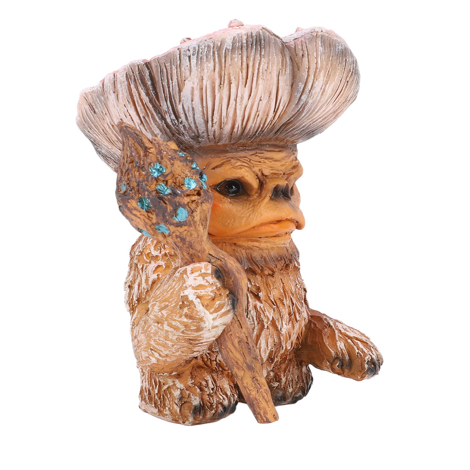 Fairy Mushroom Monster Resin Gothic Style Exquisite Vividly Detailed Outdoor view 2