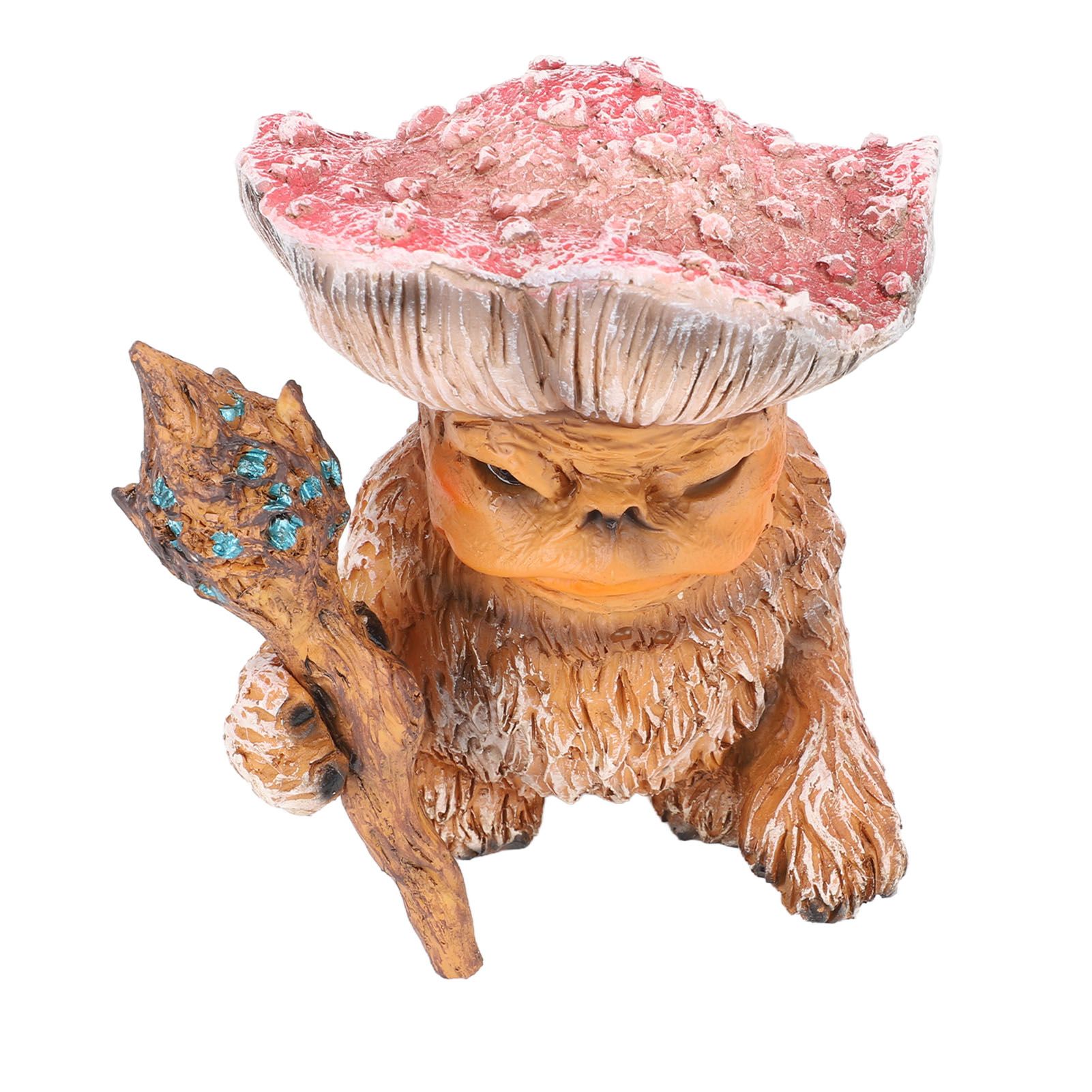 Fairy Mushroom Monster Resin Gothic Style Exquisite Vividly Detailed Outdoor view 4
