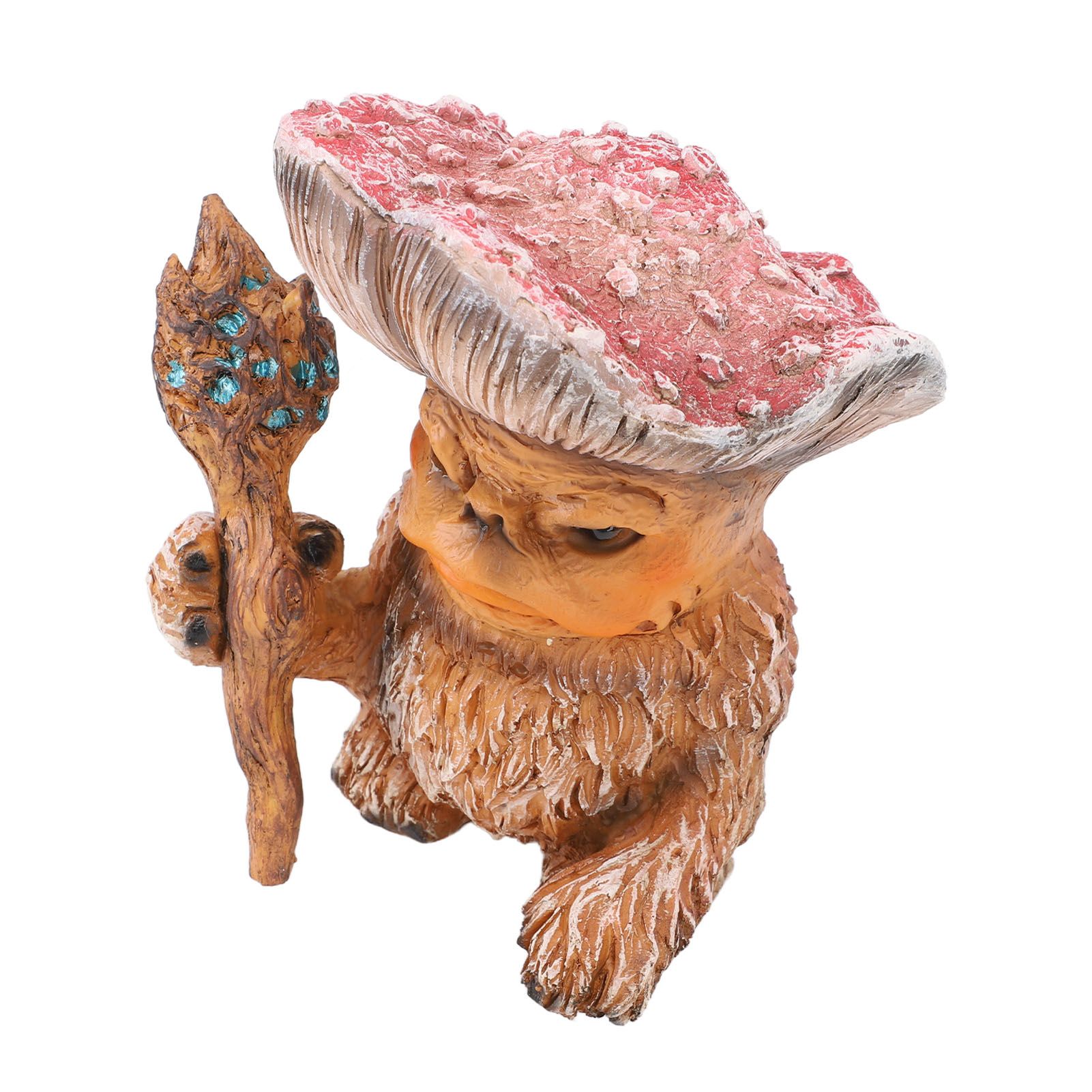 Fairy Mushroom Monster Resin Gothic Style Exquisite Vividly Detailed Outdoor view 5