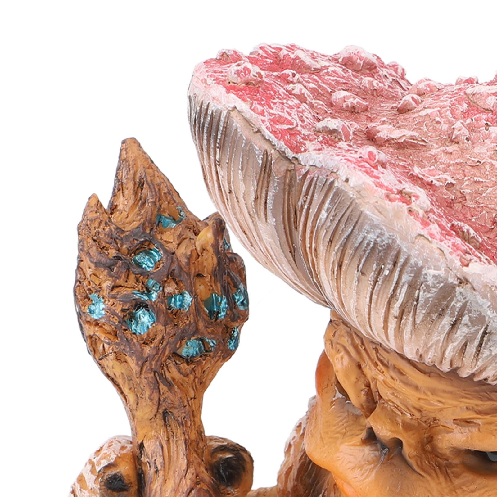 Fairy Mushroom Monster Resin Gothic Style Exquisite Vividly Detailed Outdoor view 14
