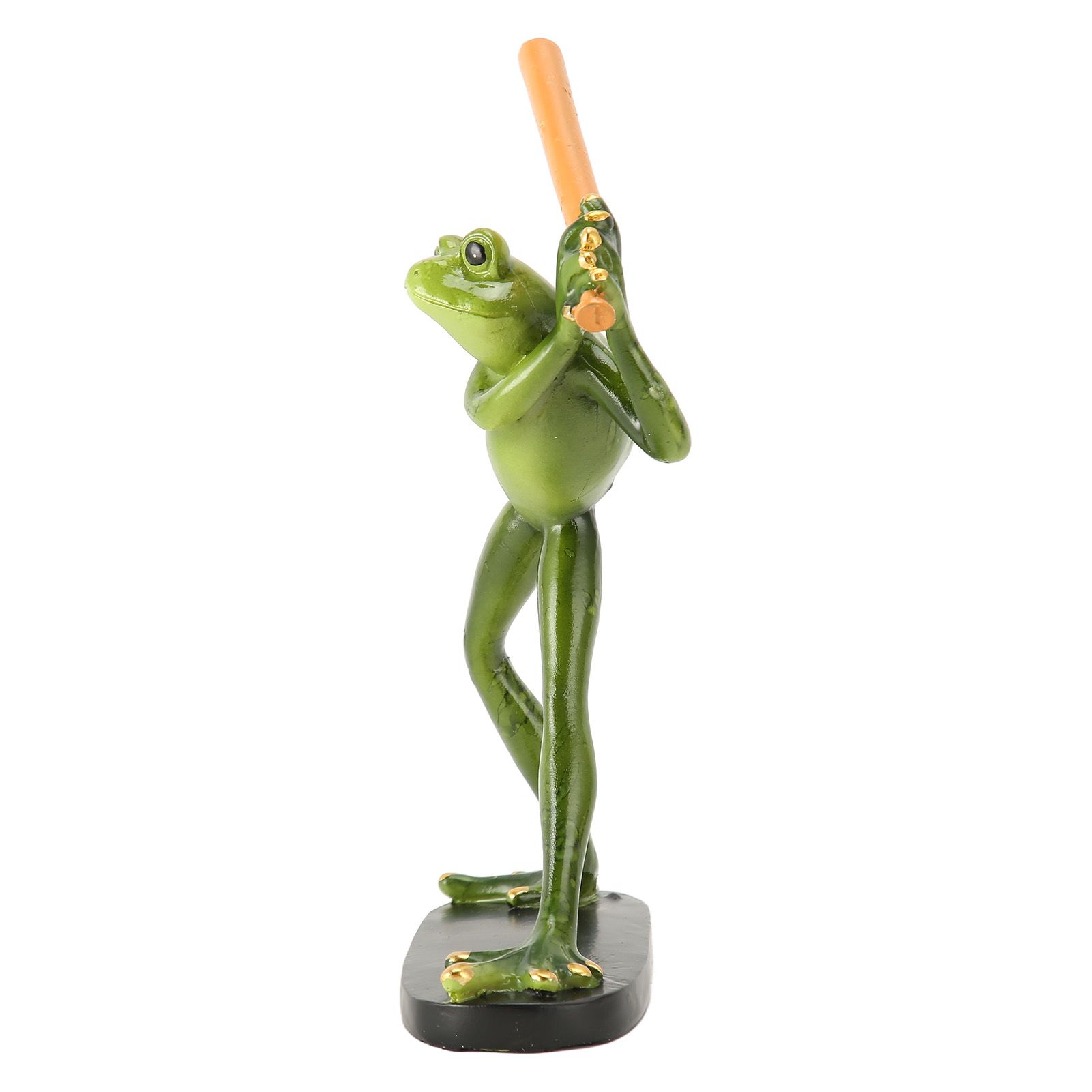 Frog Statue Resin Sports Frog Figurine Decor Sculpture Statue Crafts for view 2