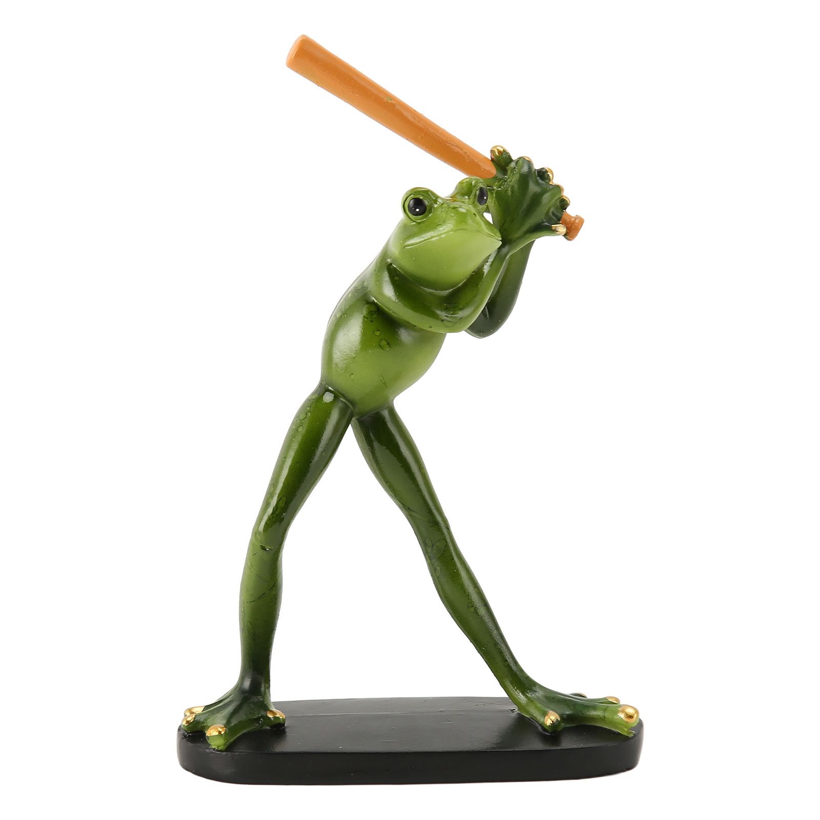 Frog Statue Resin Sports Frog Figurine Decor Sculpture Statue Crafts for view 5