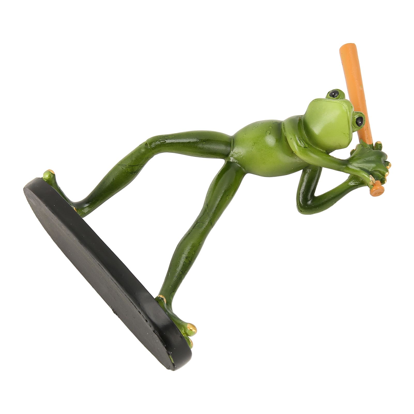 Frog Statue Resin Sports Frog Figurine Decor Sculpture Statue Crafts for view 6