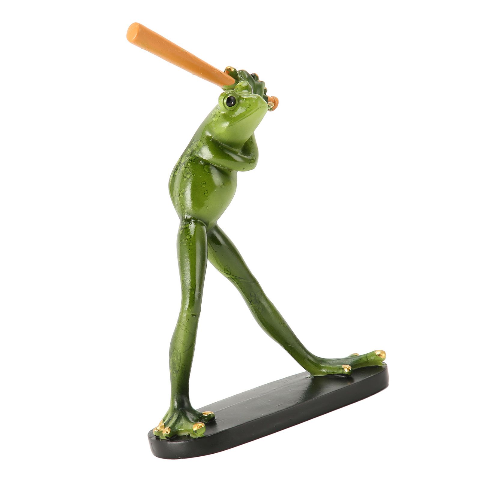 Frog Statue Resin Sports Frog Figurine Decor Sculpture Statue Crafts for view 9