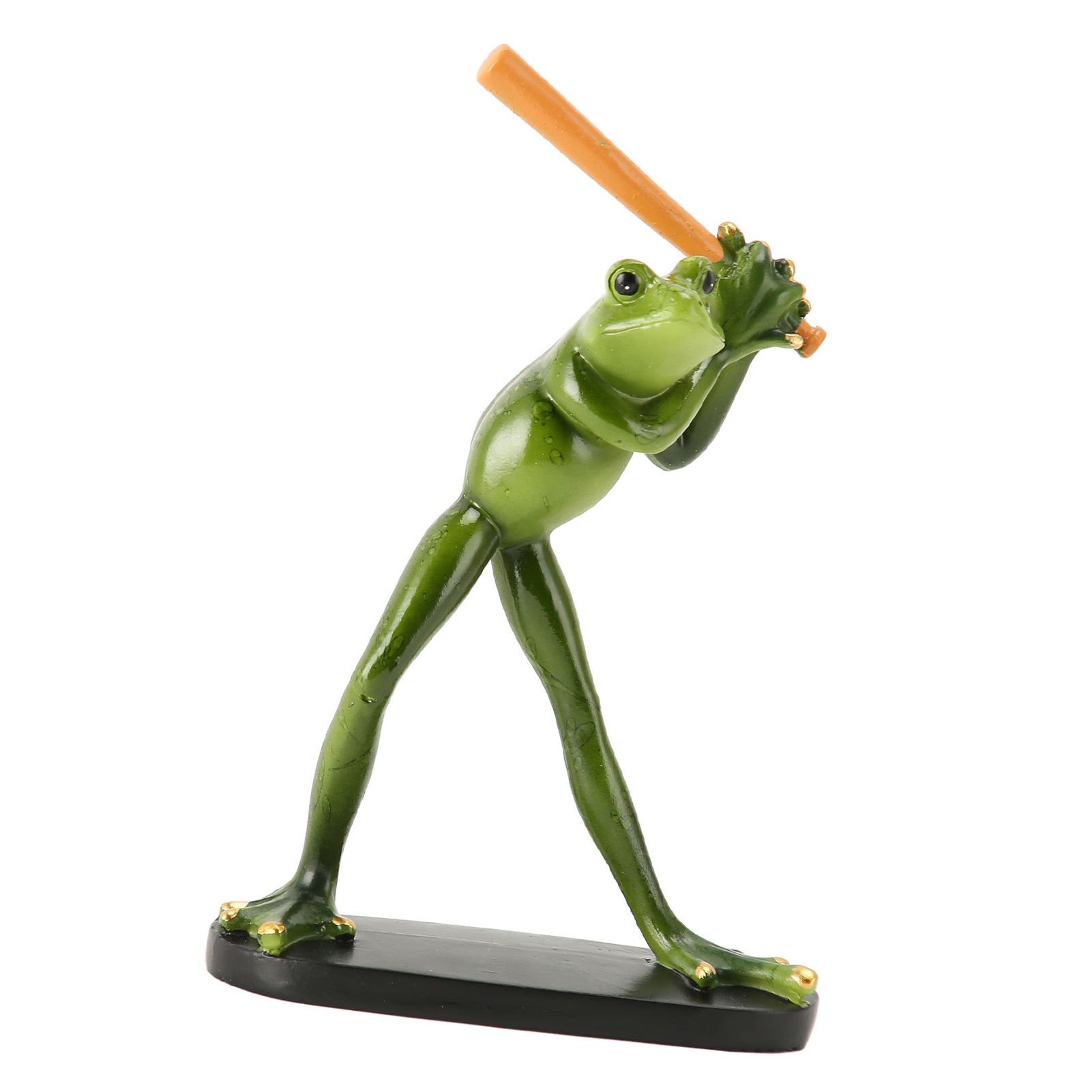 Frog Statue Resin Sports Frog Figurine Decor Sculpture Statue Crafts for view 10