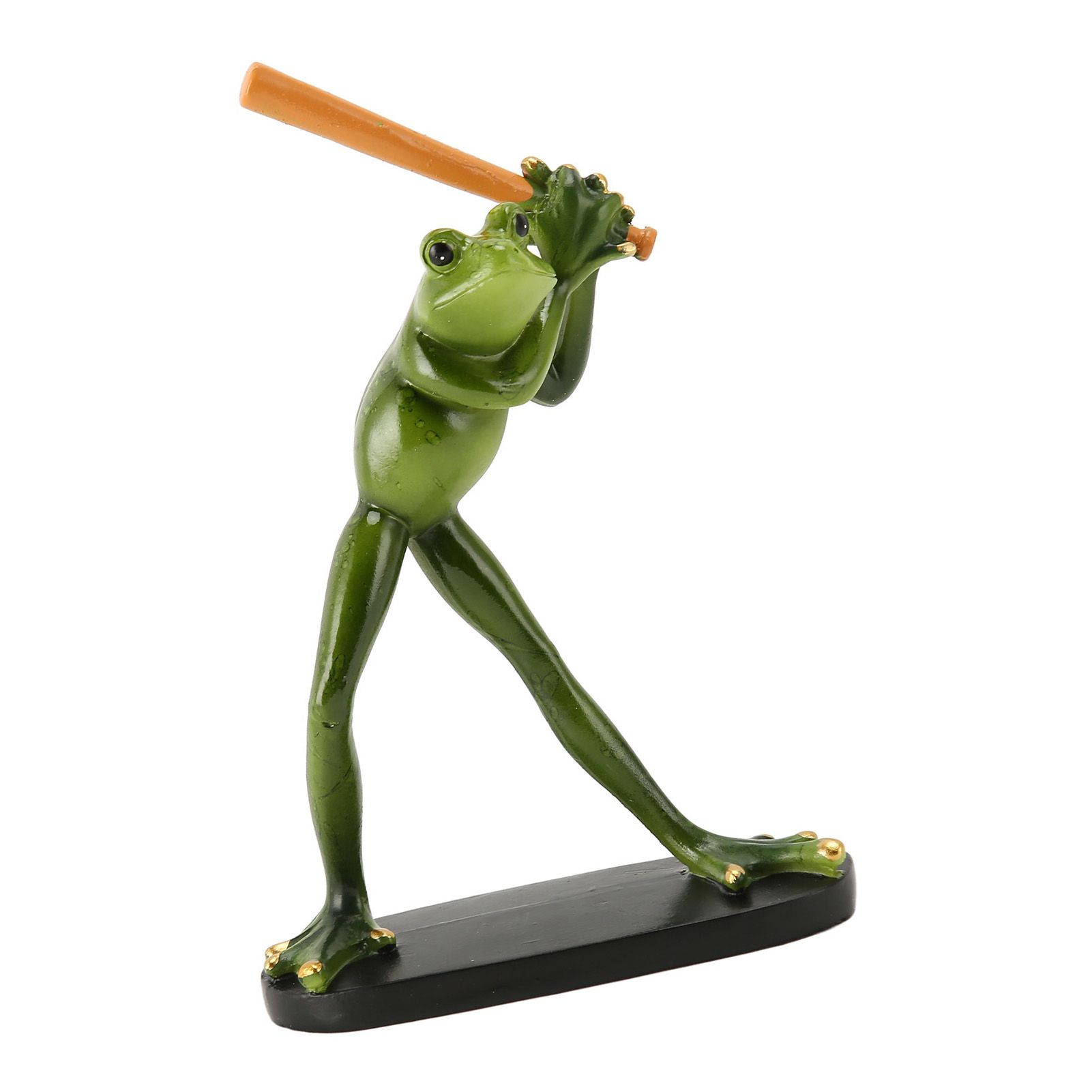 Frog Statue Resin Sports Frog Figurine Decor Sculpture Statue Crafts for view 15