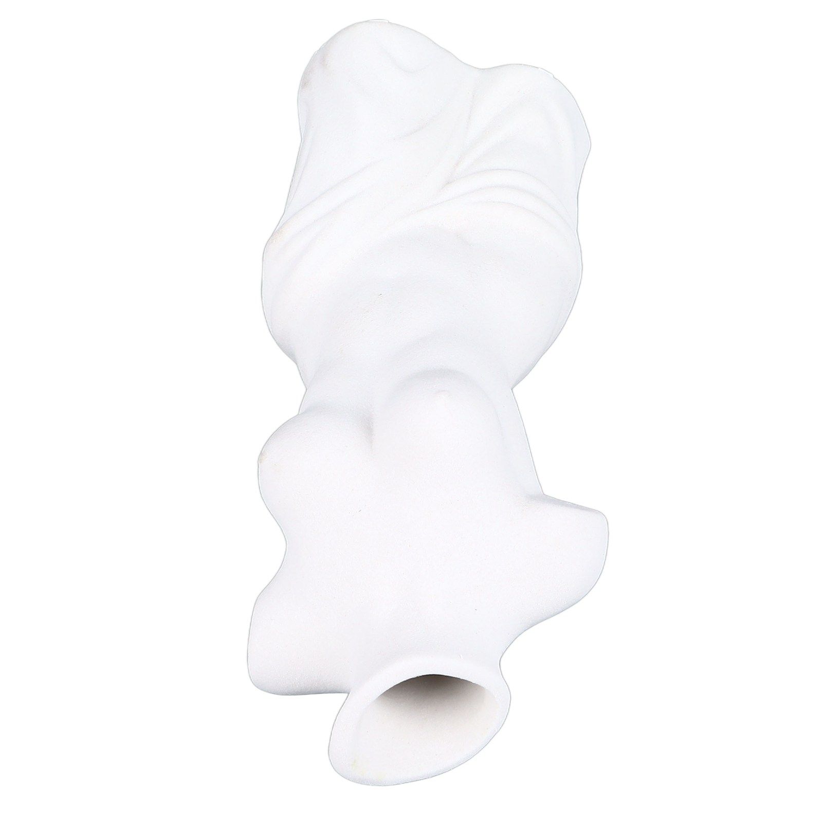 Female Body Vase White Ceramic Creative Feminine Curve Vases for Home Living view 5