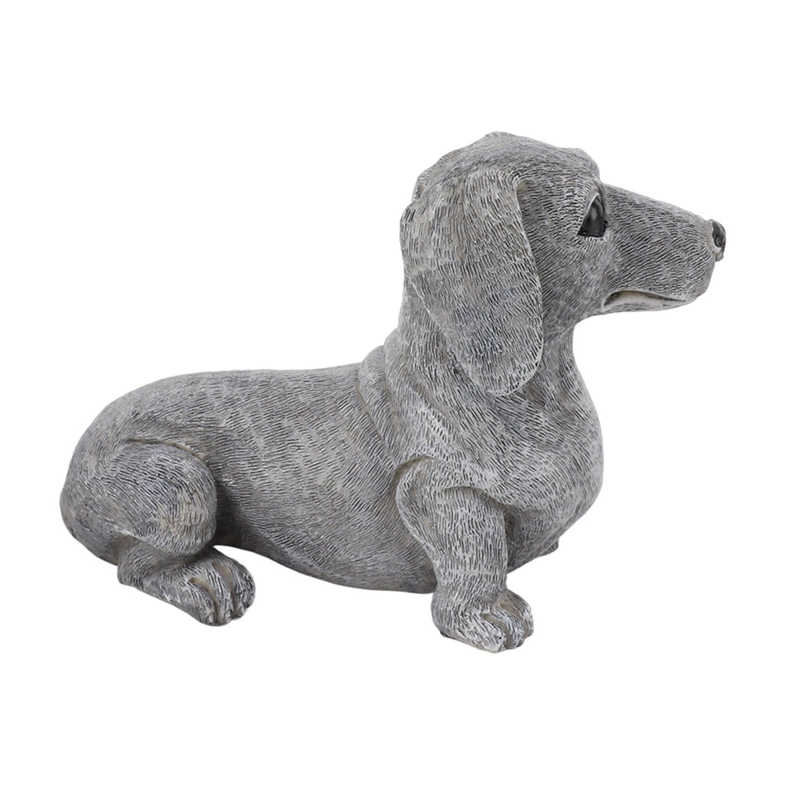Dachshund Figurine Resin Dachshund Sculpture Outdoor Statue Ornament Dog Lover — image 1