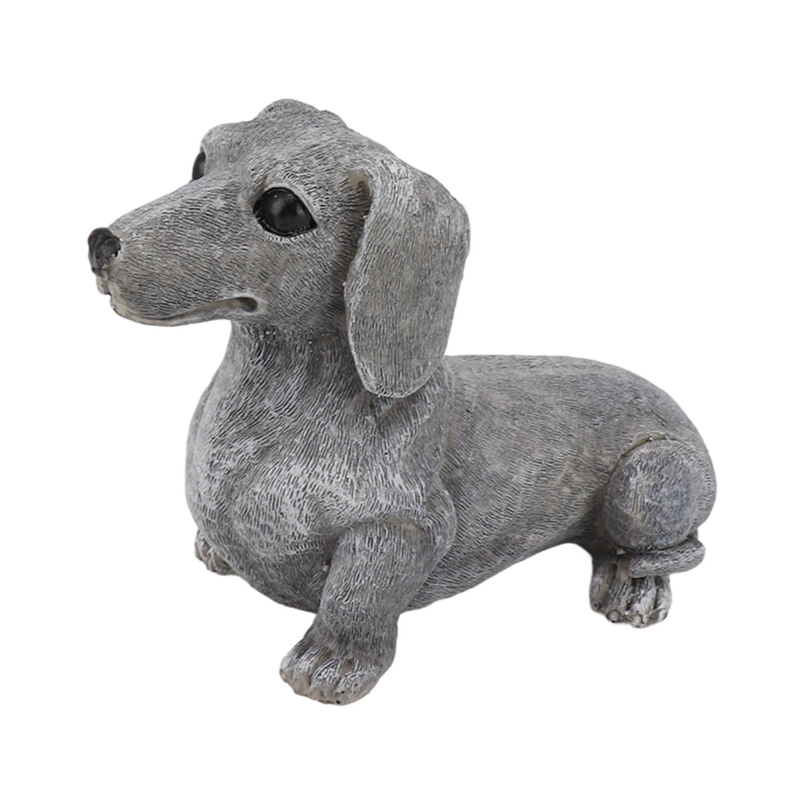 Dachshund Figurine Resin Dachshund Sculpture Outdoor Statue Ornament Dog Lover view 2