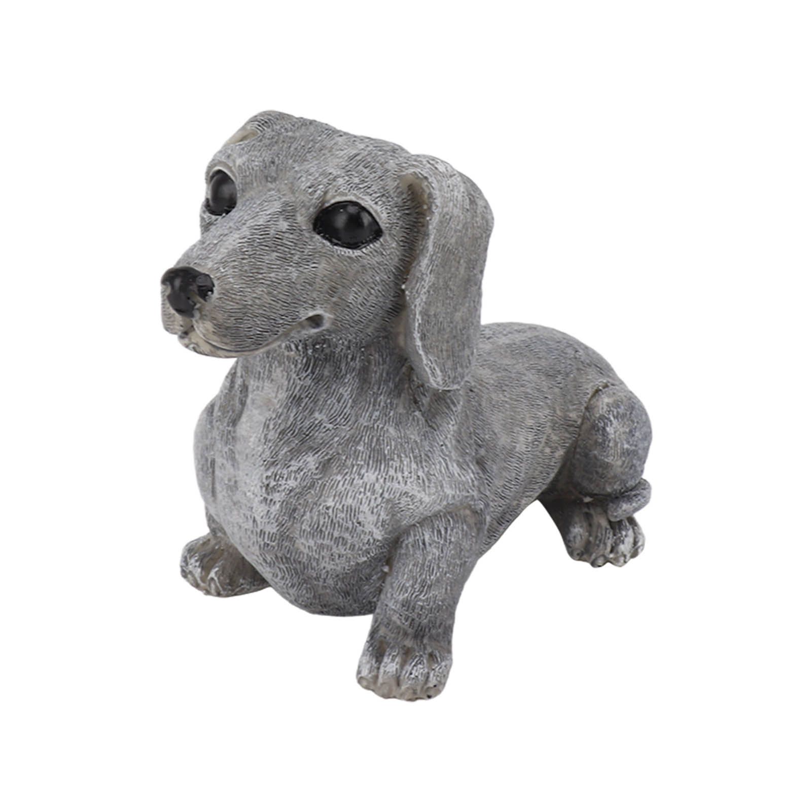 Dachshund Figurine Resin Dachshund Sculpture Outdoor Statue Ornament Dog Lover view 4