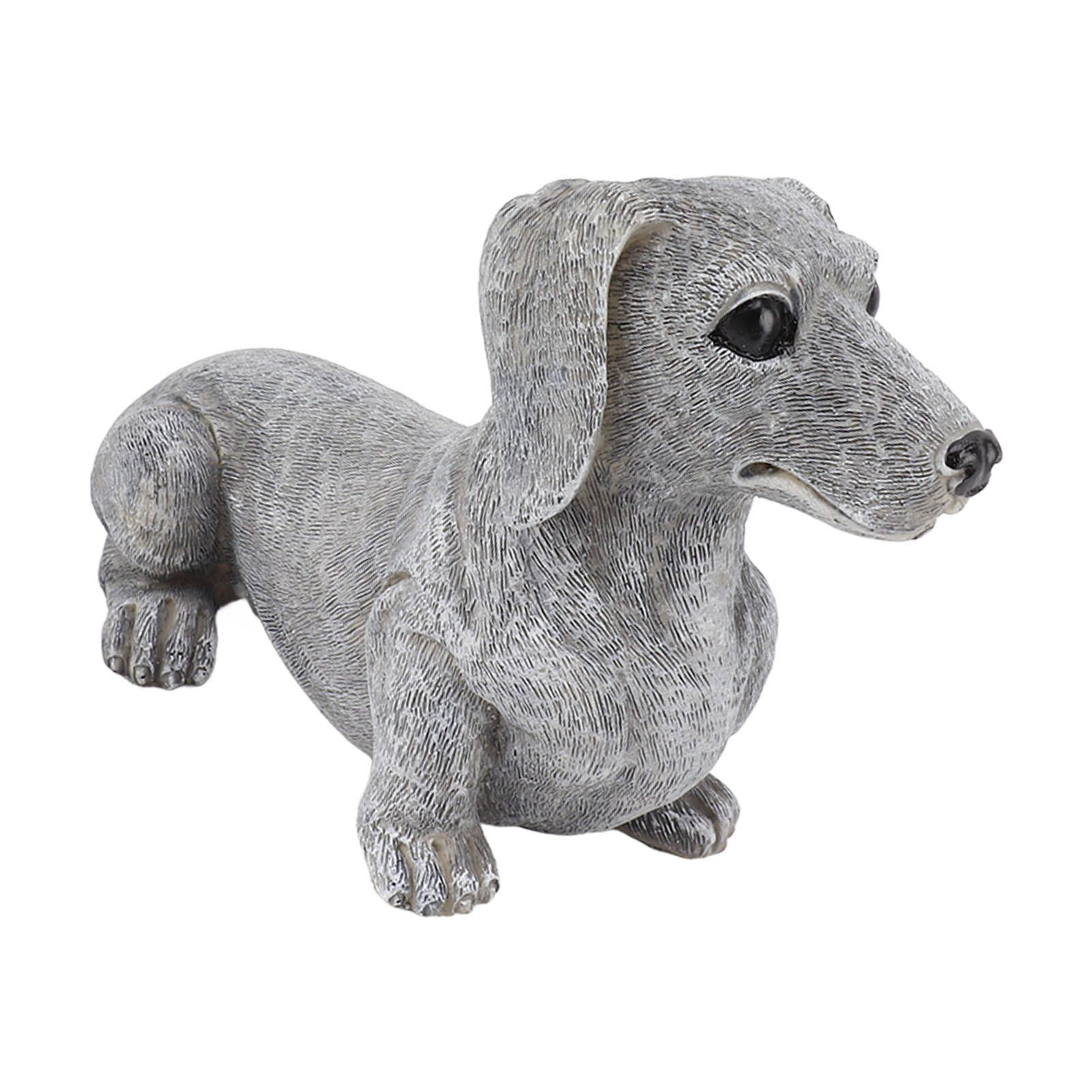 Dachshund Figurine Resin Dachshund Sculpture Outdoor Statue Ornament Dog Lover view 8