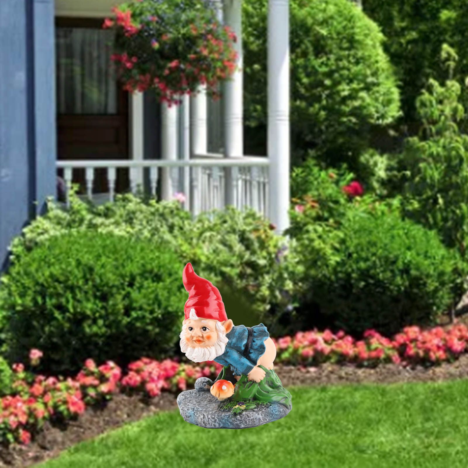 Dwarf Decorative Ornaments Durable Resin Decor Cute Gnome Figure Decorations view 11