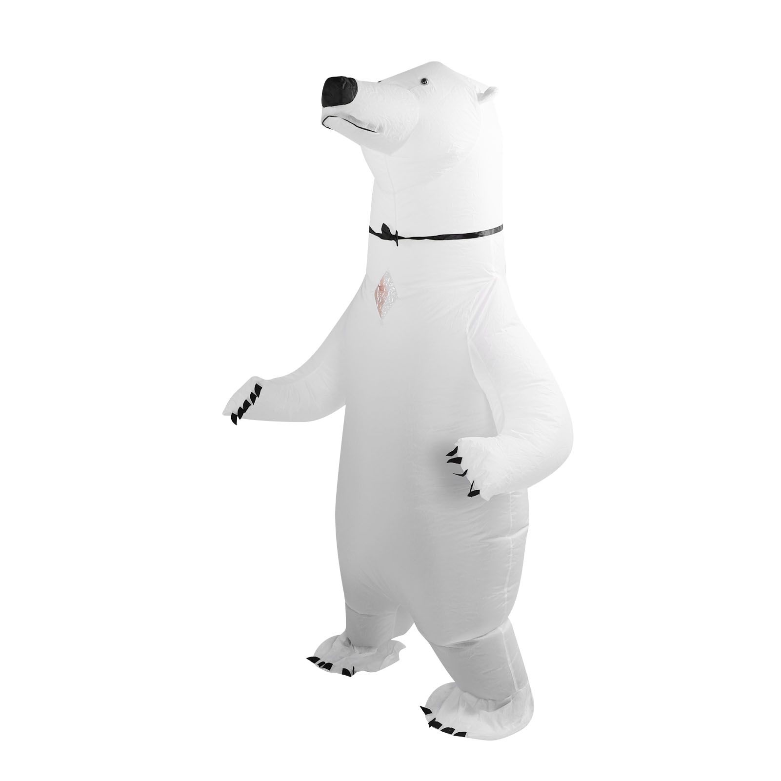 Inflatable Polar Bear Costume Reinforced Stitching Lightweight Reusable view 8