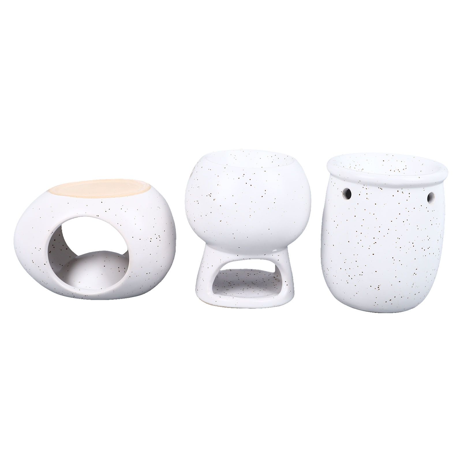 3Pcs Ceramic Tealight Candle Holder Oil Burner Wax Melt Oil Burner for Home view 5