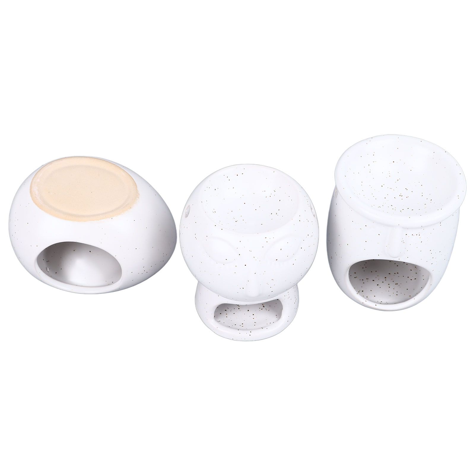 3Pcs Ceramic Tealight Candle Holder Oil Burner Wax Melt Oil Burner for Home view 6