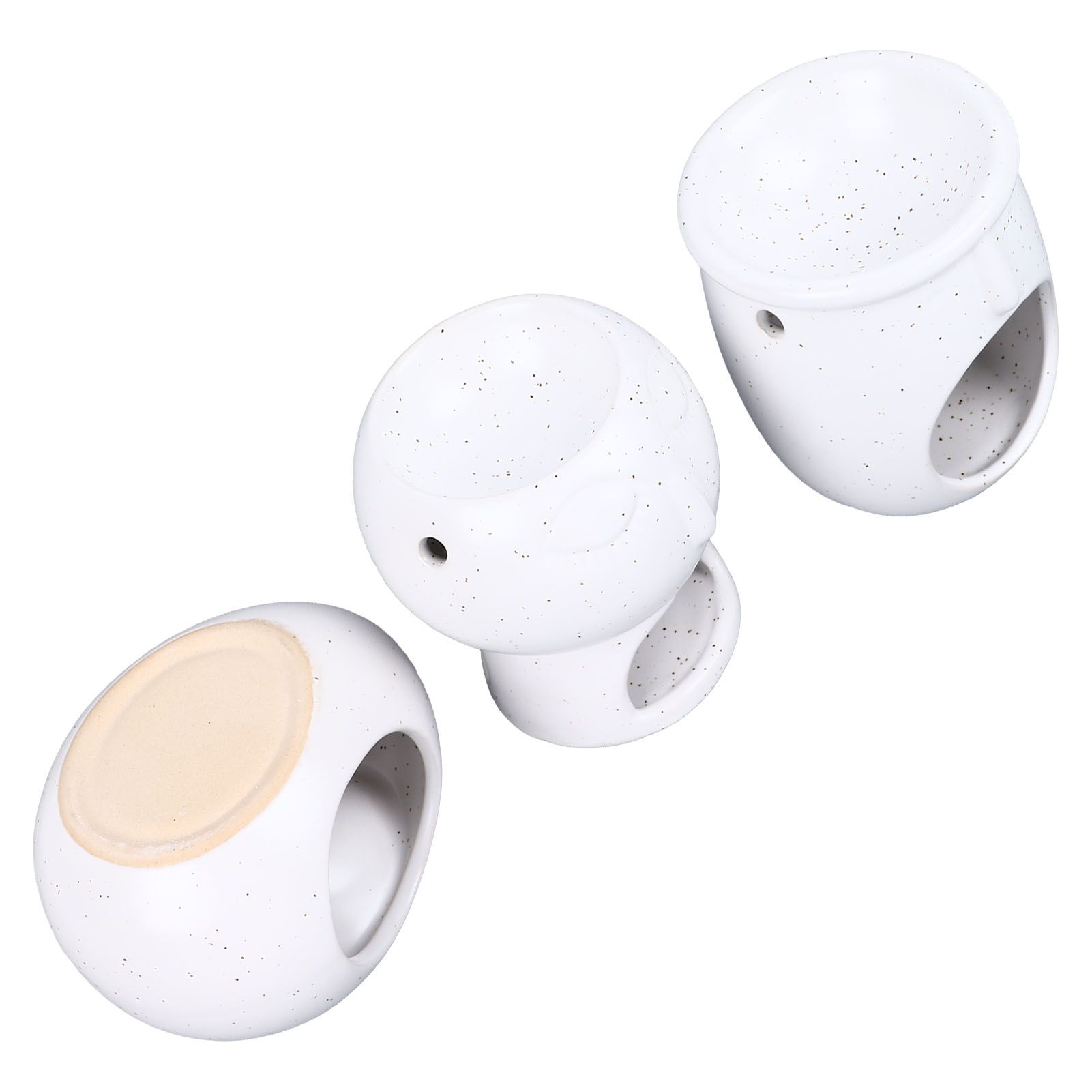 3Pcs Ceramic Tealight Candle Holder Oil Burner Wax Melt Oil Burner for Home view 8