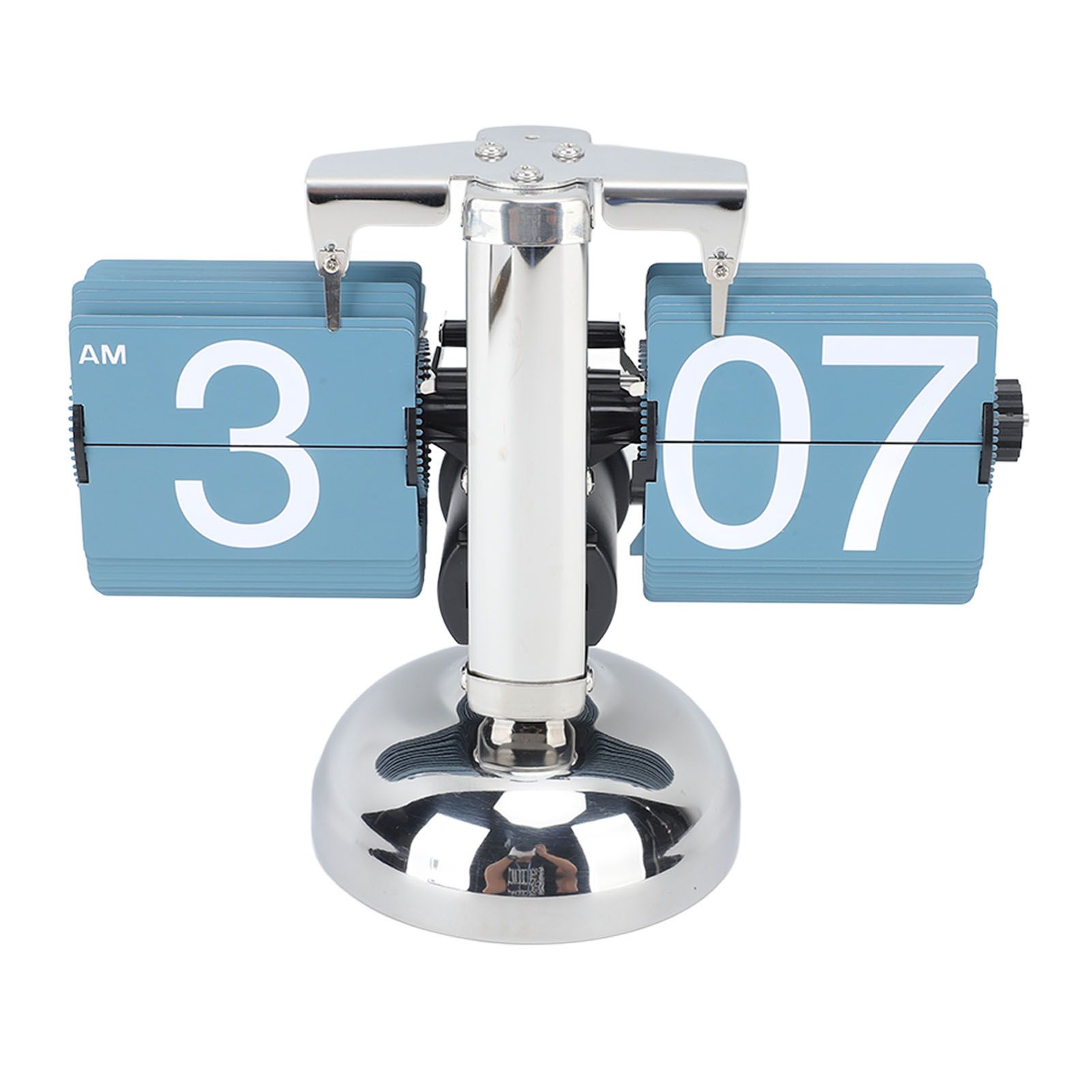 European Style Retro Digital Flip Down Clock 304 Stainless Steel Auto view 9
